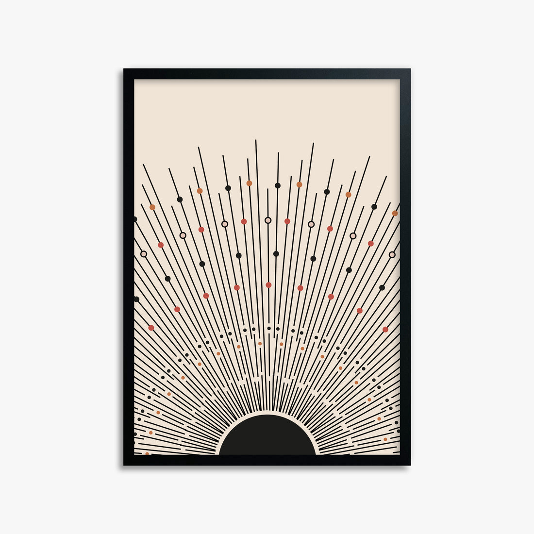 Cosmic Radiance, 50x70cm Framed Poster With Black Frame