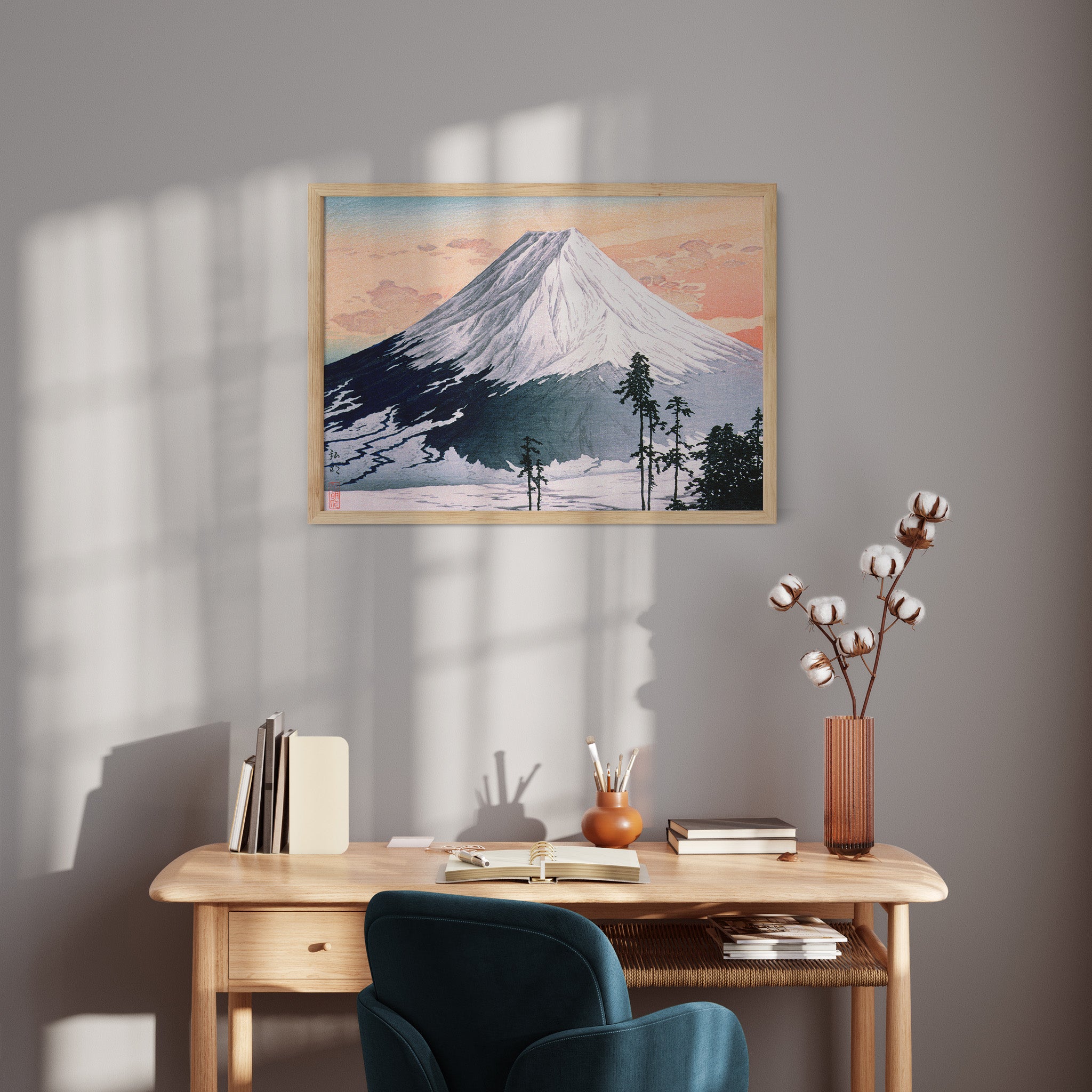 Design Concept No. 11 for Takahashi Hiroaki (Shōtei): Katsuyama Neighborhood Japanese Wall Art