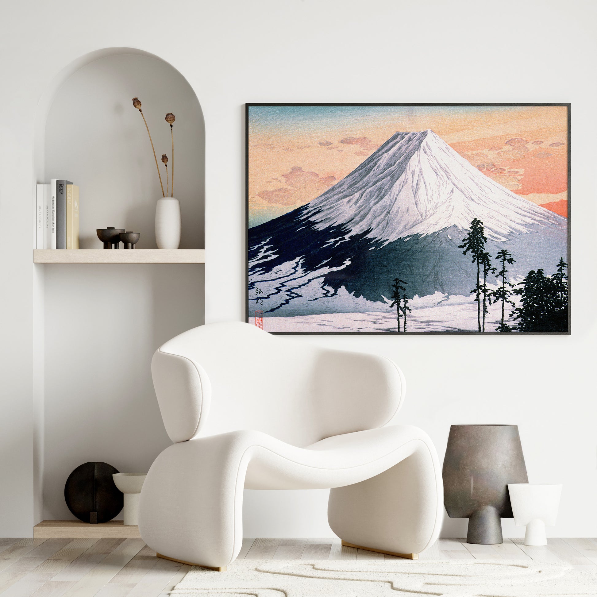 Design Concept No. 25 for Takahashi Hiroaki (Shōtei): Katsuyama Neighborhood Japanese Wall Art