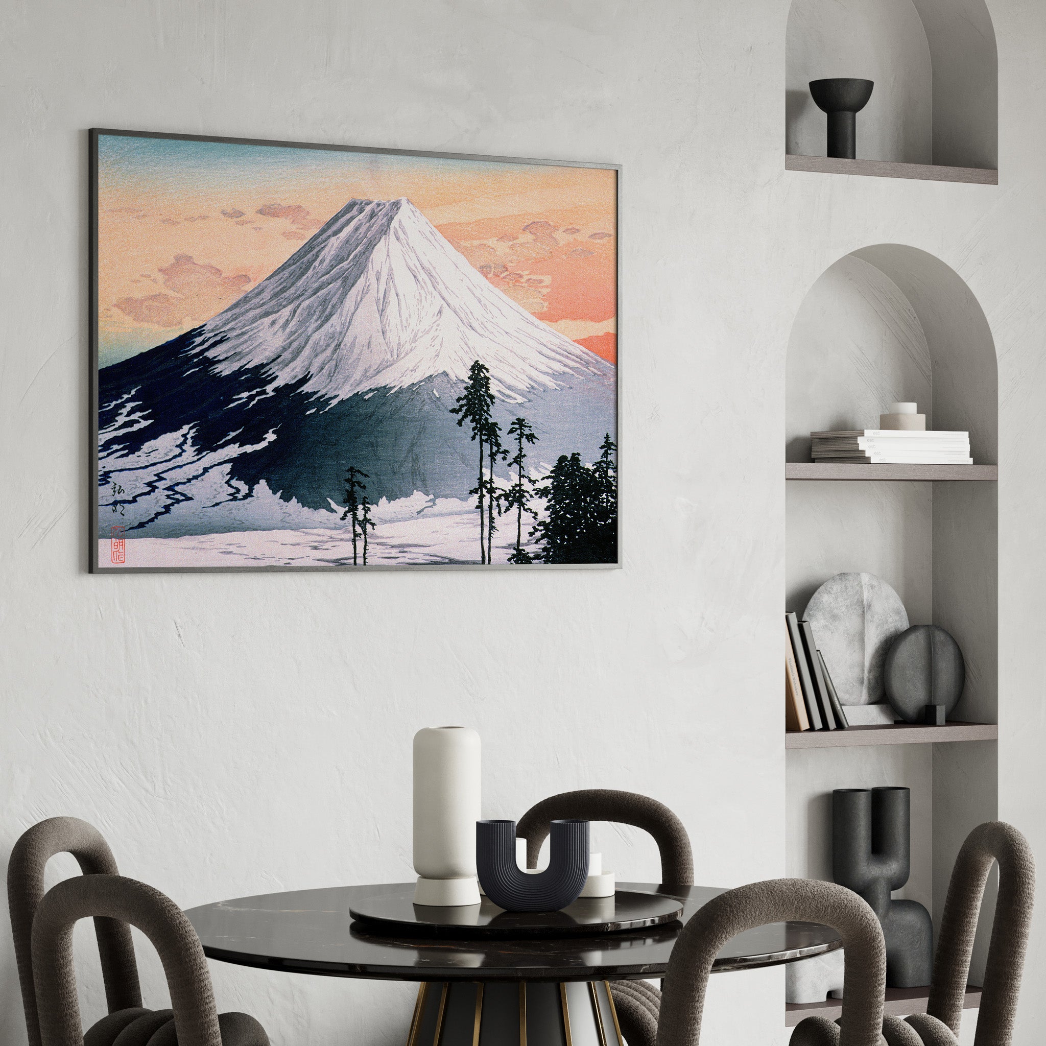 Design Concept No. 26 for Takahashi Hiroaki (Shōtei): Katsuyama Neighborhood Japanese Wall Art