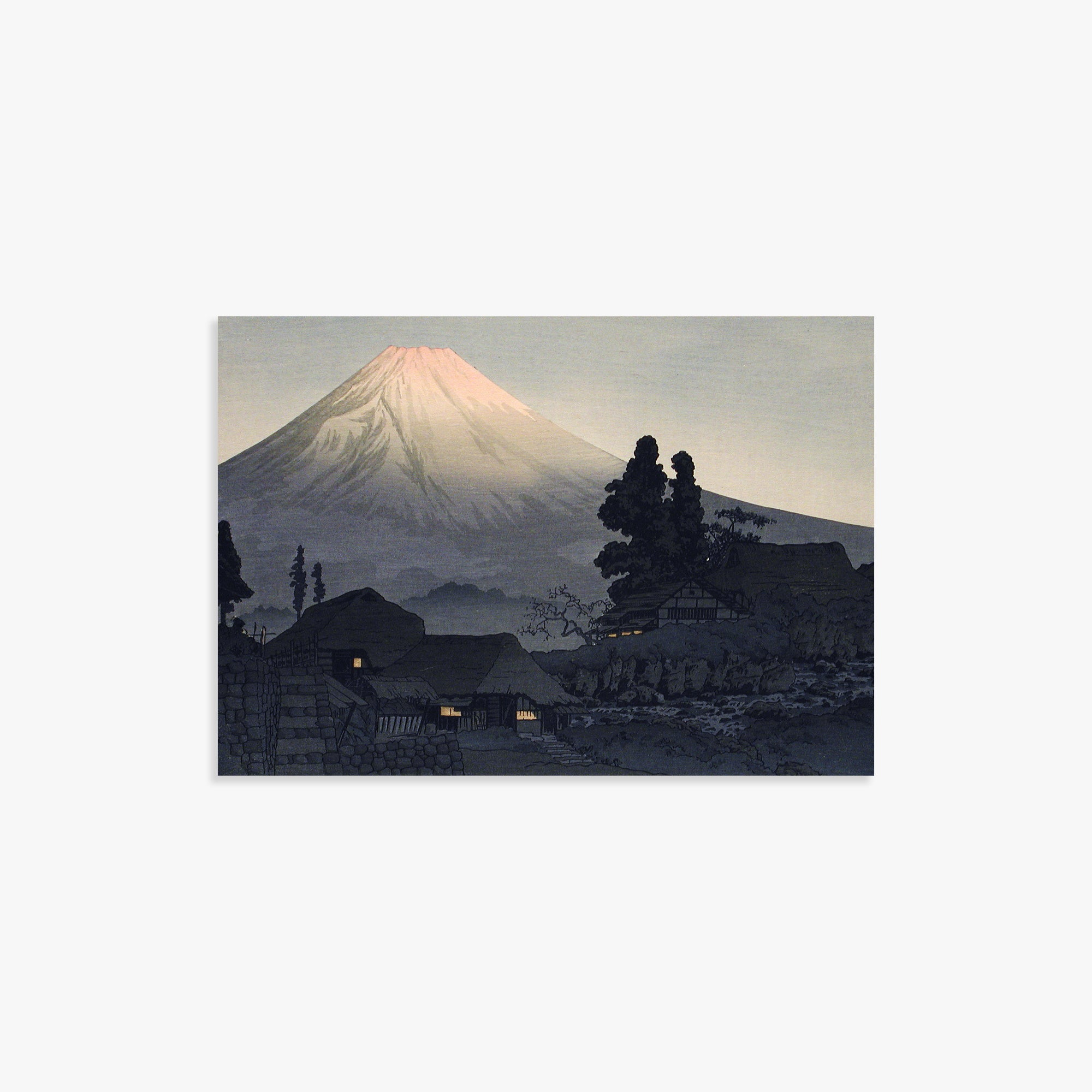 Takahashi Hiroaki (Shōtei): Mount Fuji From Mizukubo (Ukutsu), 21x30cm Art Reproduction Unframed