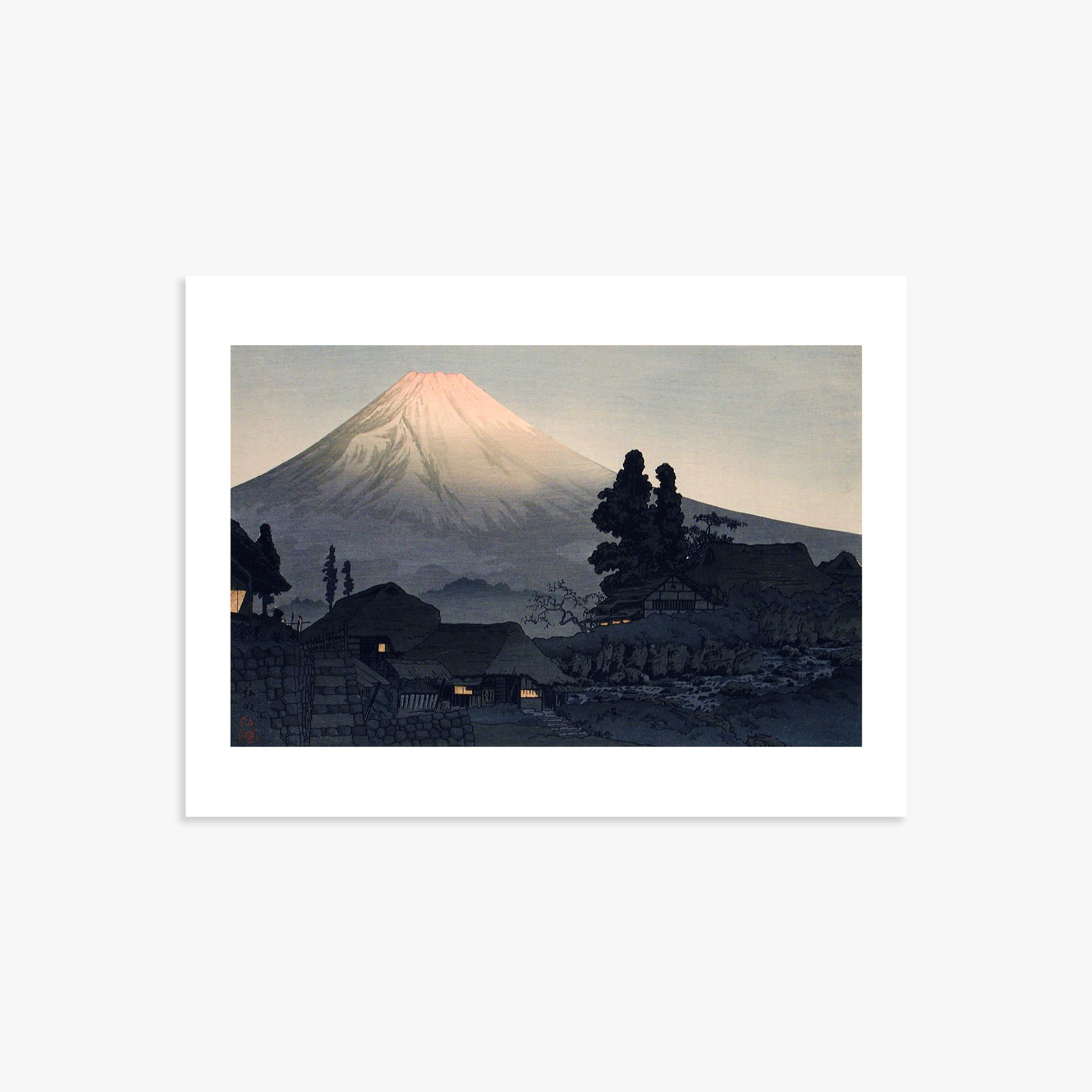 Takahashi Hiroaki (Shōtei): Mount Fuji From Mizukubo (Ukutsu), 30x40cm Art Reproduction Unframed