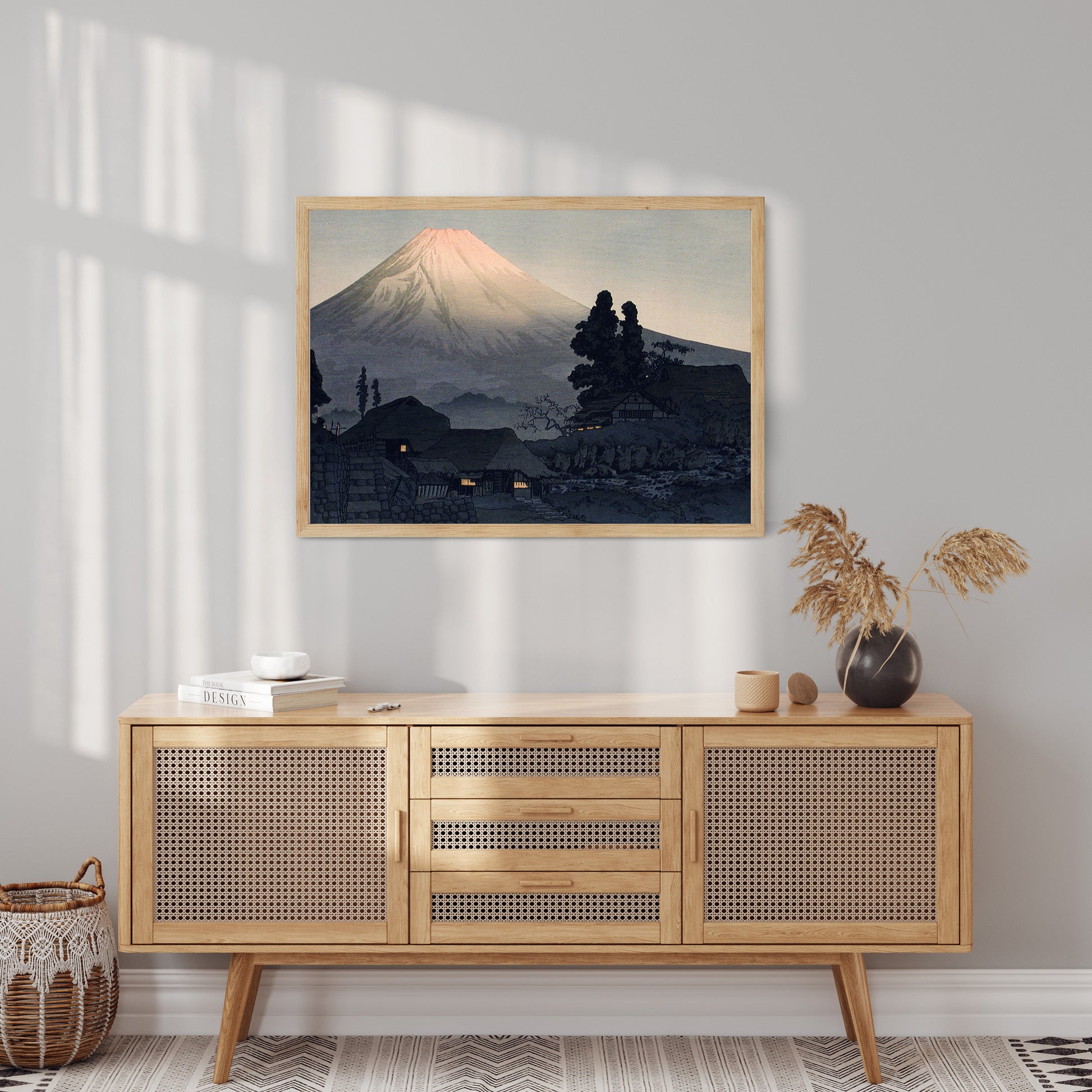 Design Concept No. 10 for Takahashi Hiroaki (Shōtei): Mount Fuji From Mizukubo (Ukutsu) Japanese Wall Art