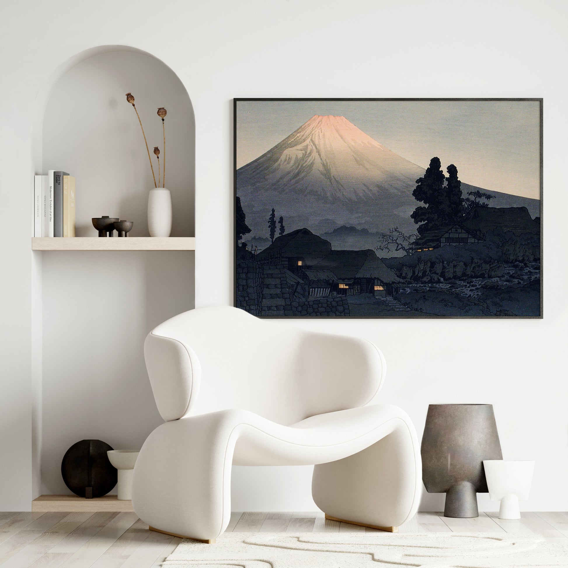 Design Concept No. 25 for Takahashi Hiroaki (Shōtei): Mount Fuji From Mizukubo (Ukutsu) Japanese Wall Art