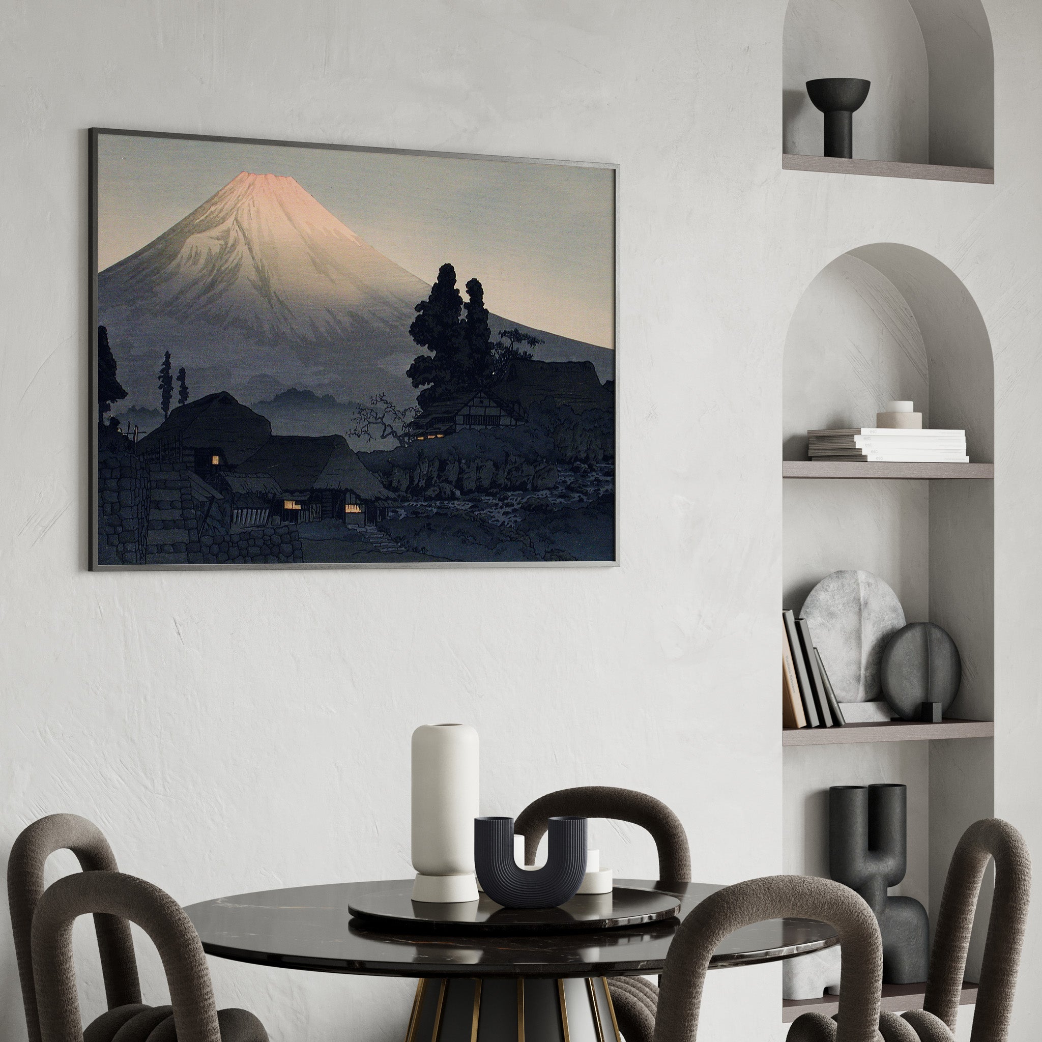 Design Concept No. 26 for Takahashi Hiroaki (Shōtei): Mount Fuji From Mizukubo (Ukutsu) Japanese Wall Art