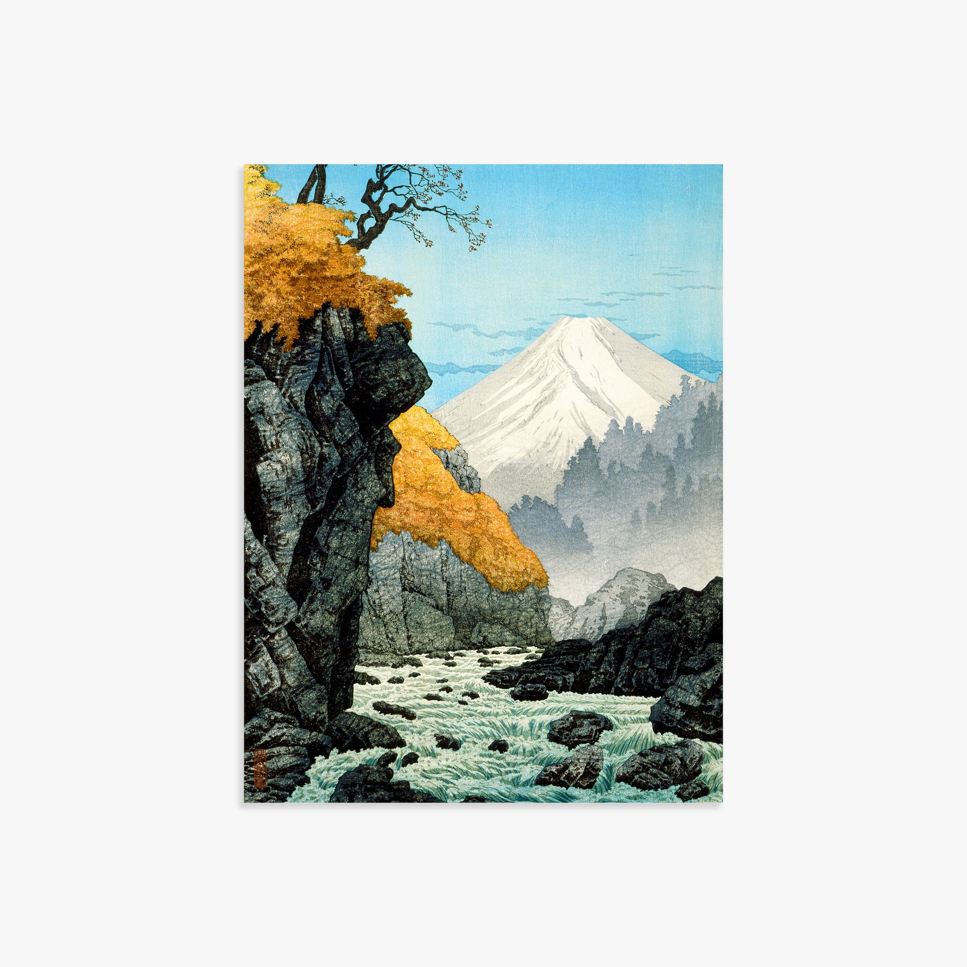 Takahashi Hiroaki (Shōtei): Foot of Mount Ashitaka, 30x40cm Art Reproduction Unframed