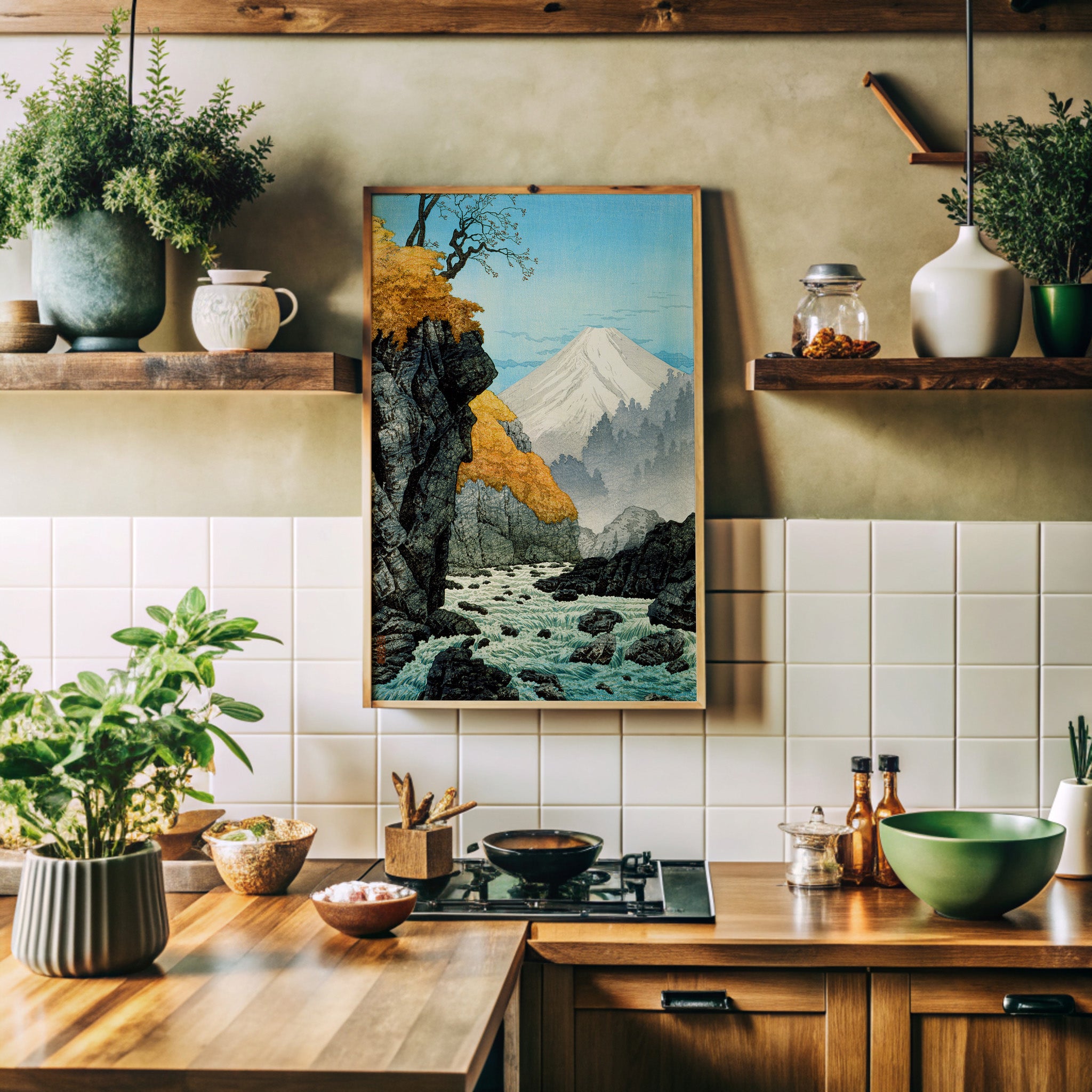 Design Concept No. 41 for Takahashi Hiroaki (Shōtei): Foot of Mount Ashitaka Japanese Wall Art