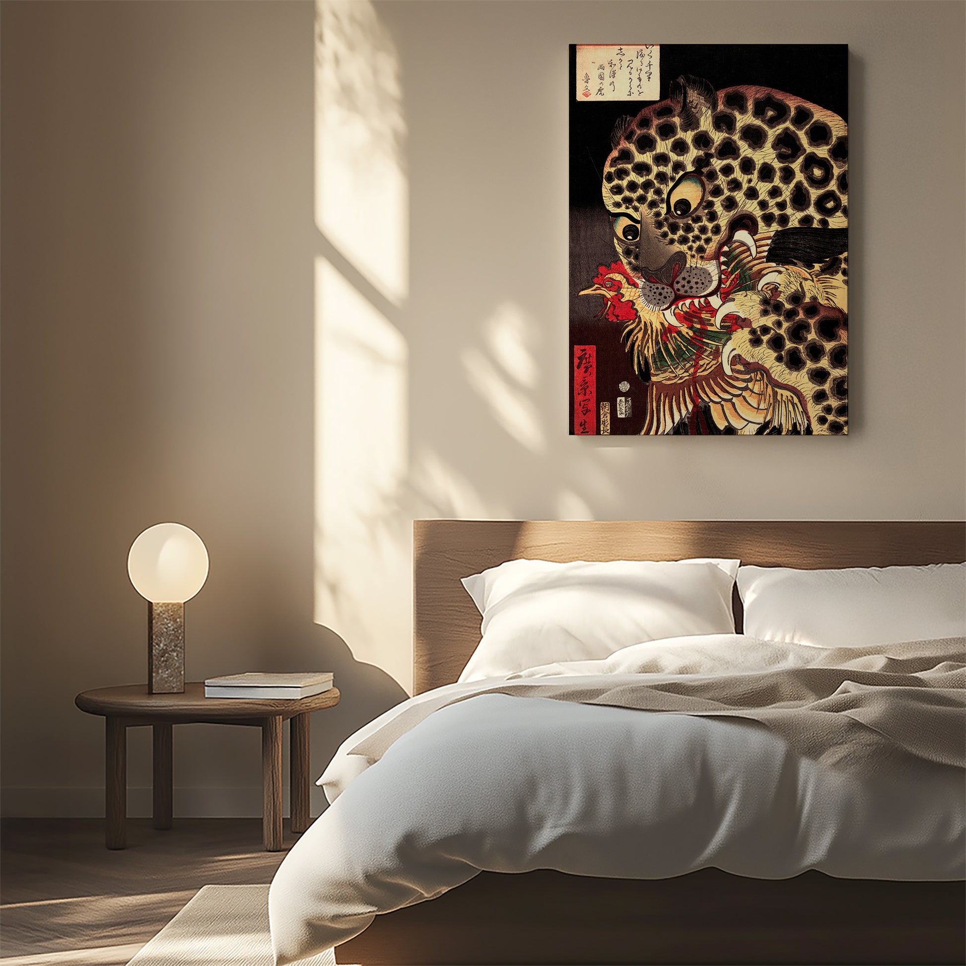 Design Concept No. 55 for Utagawa Hirokage: The Tiger of Ryōkoku Japanese Wall Art