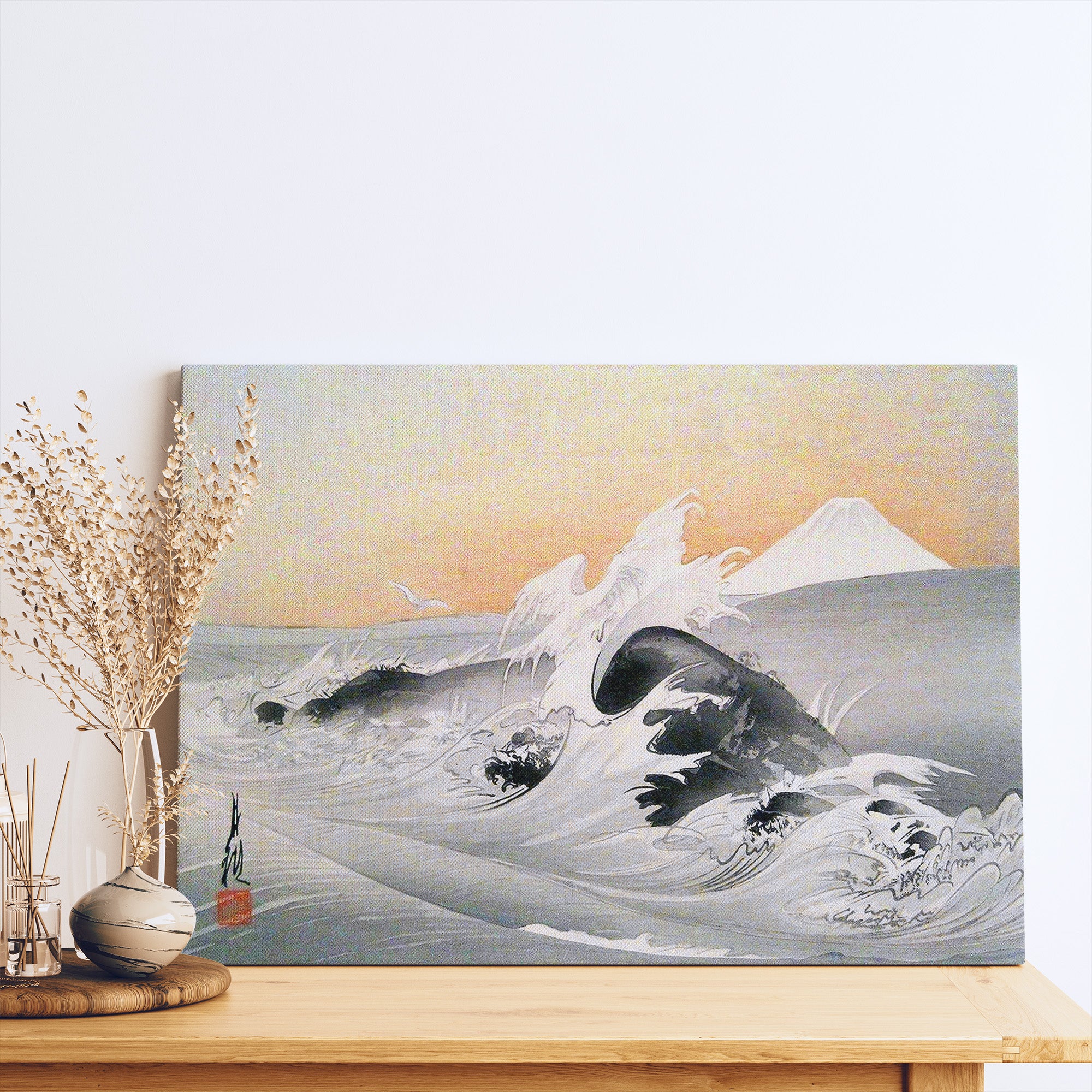 Fuji vom Meer aus gesehen