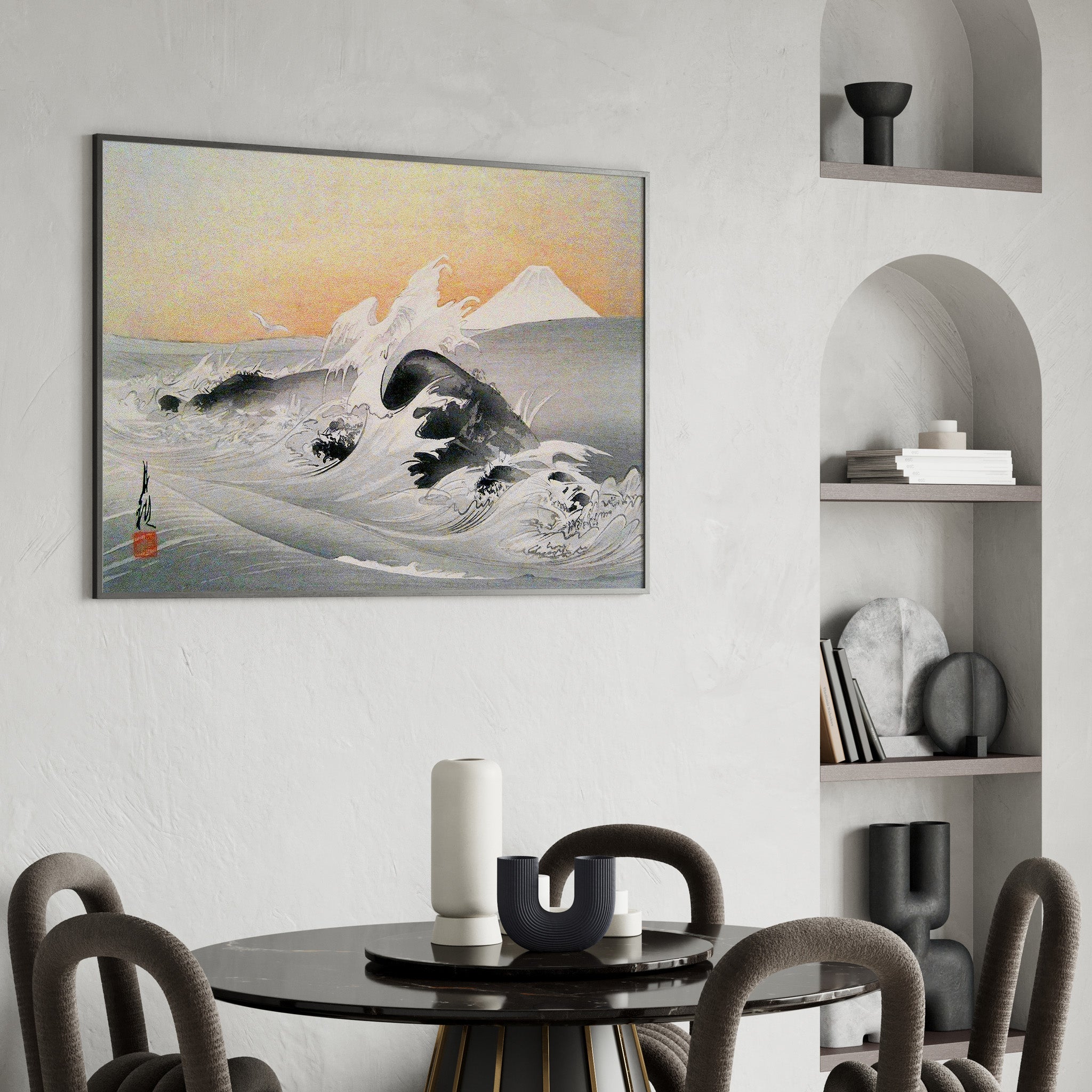 Design Concept No. 26 for Ogata Gekko: Fuji Seen From The Sea Japanese Wall Art