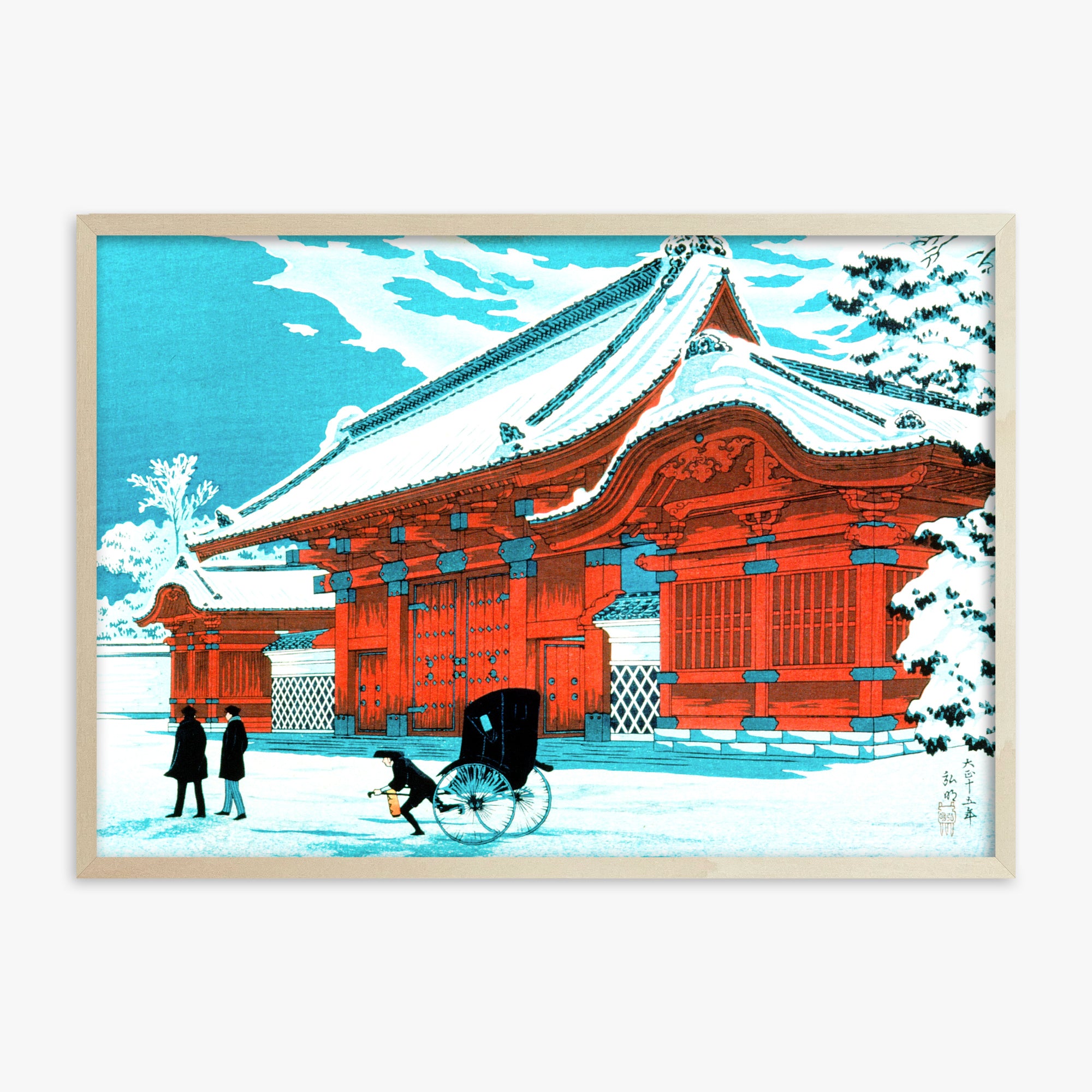 La Porta Rossa di Hongo innevata