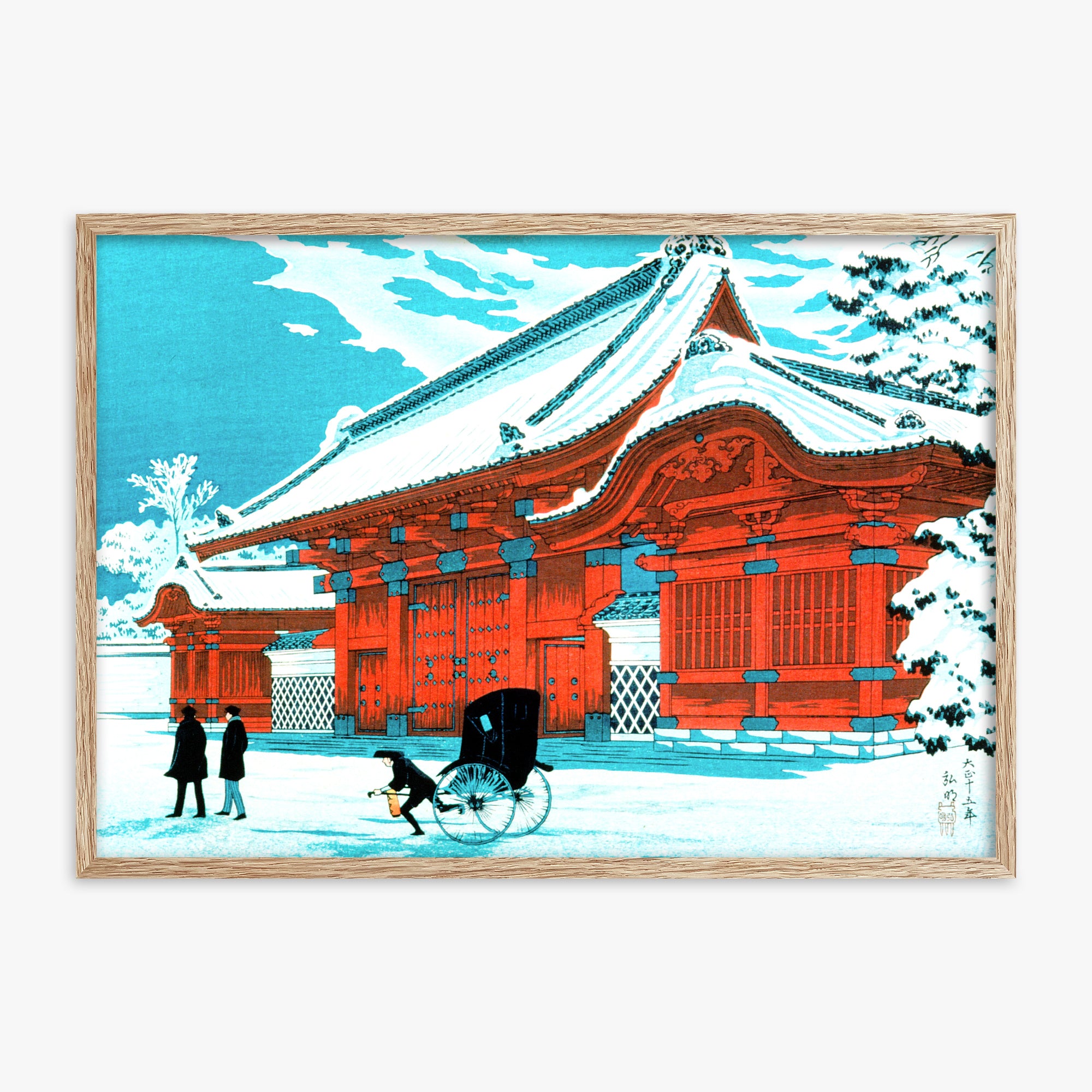 La Porta Rossa di Hongo innevata