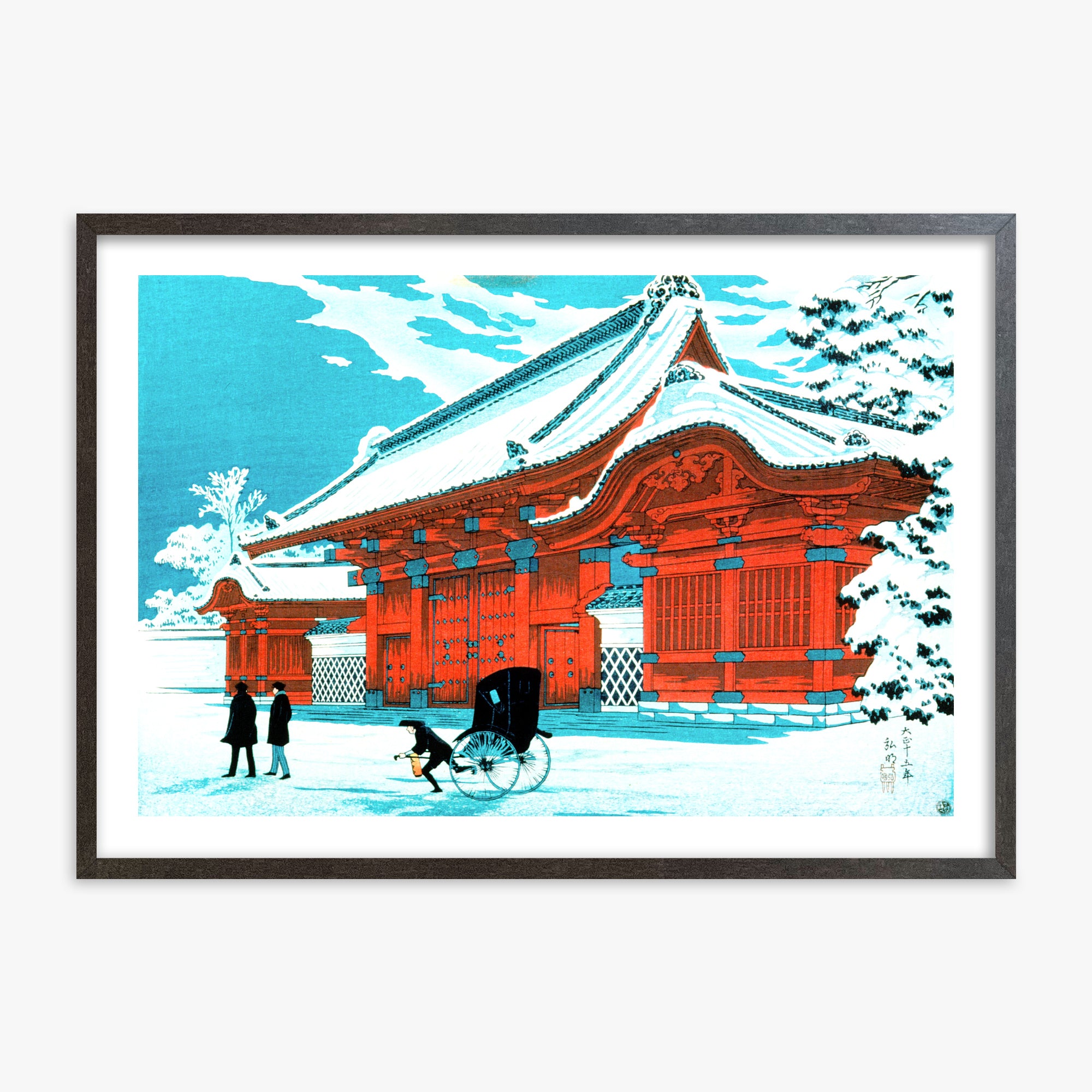 La Porta Rossa di Hongo innevata