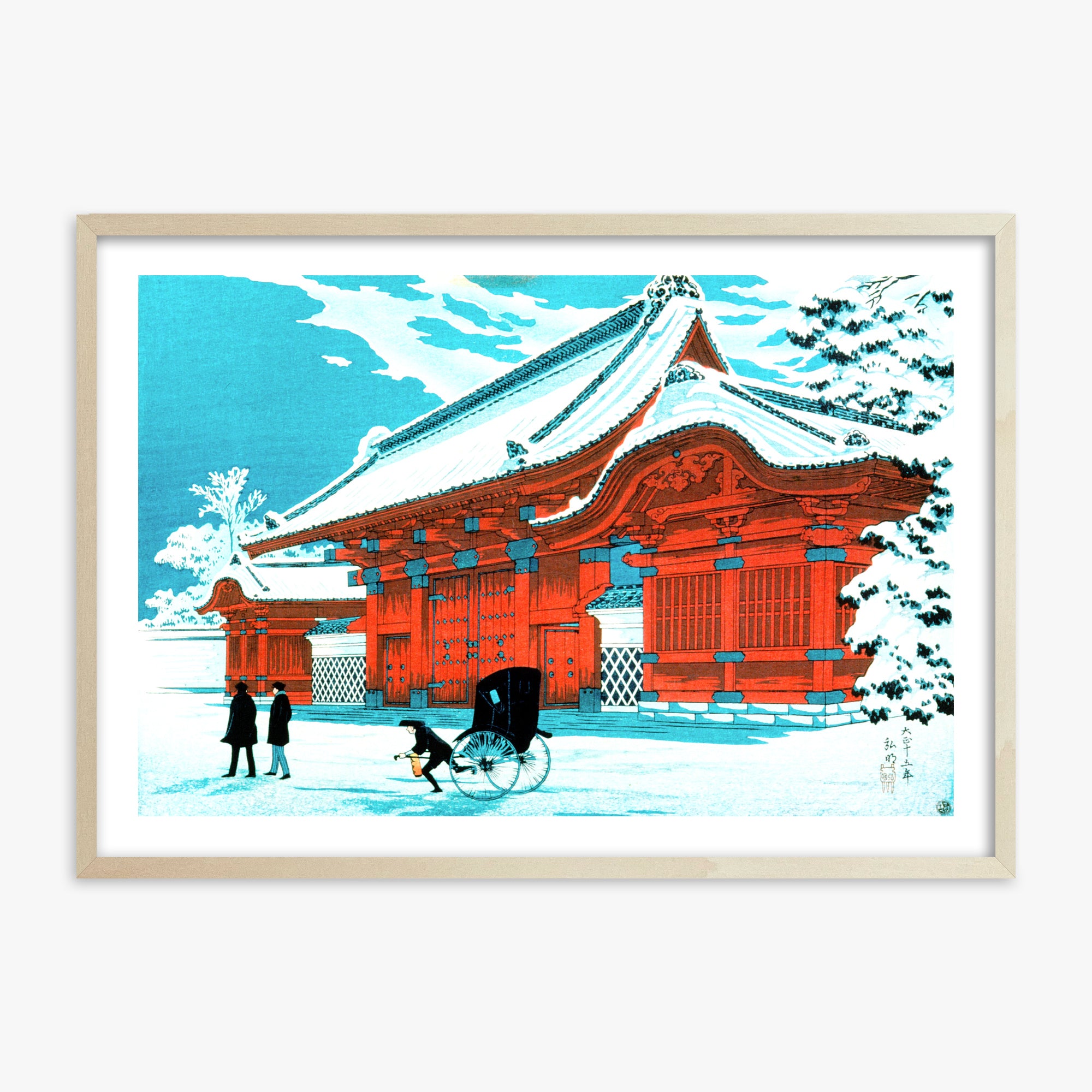 La Porta Rossa di Hongo innevata