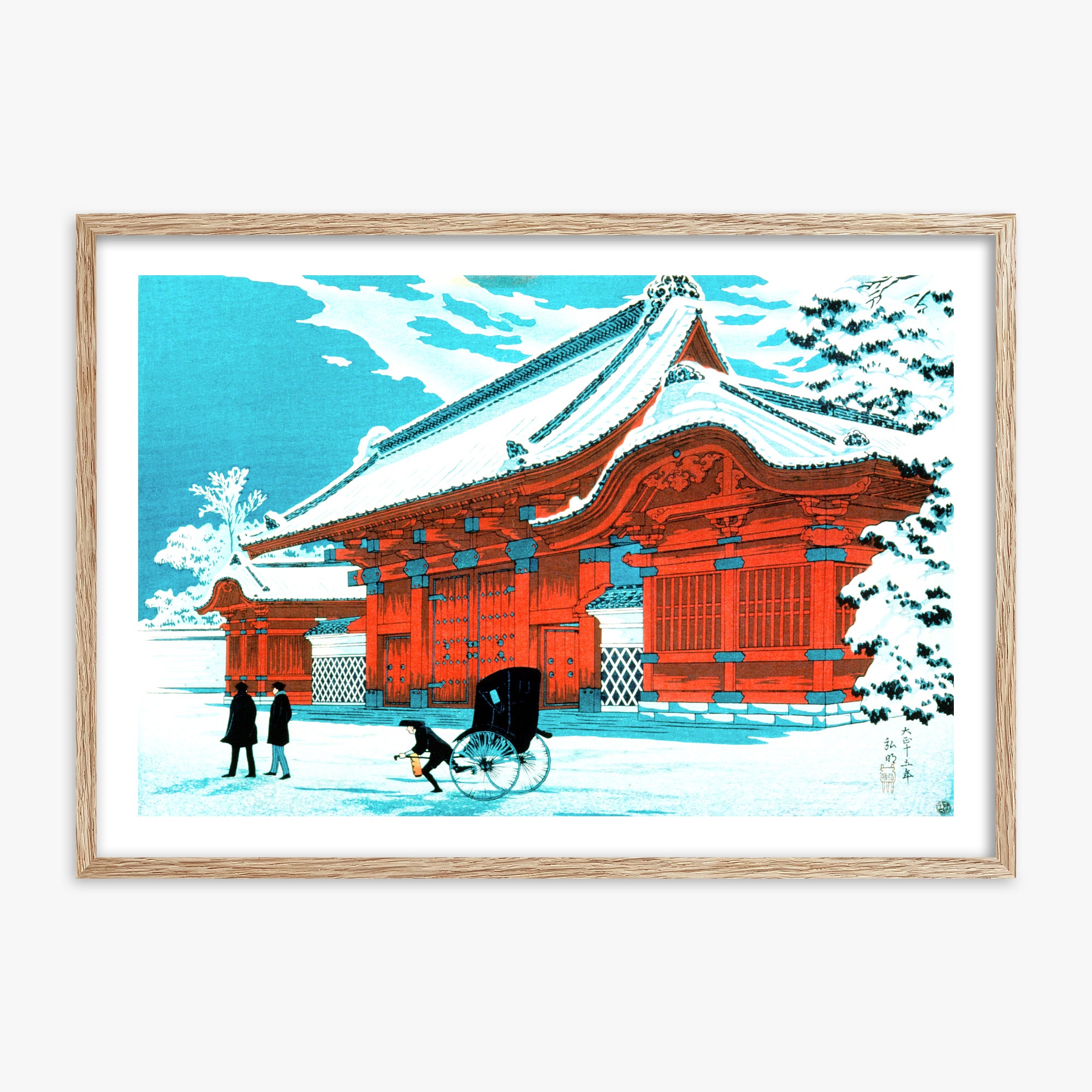 La Porta Rossa di Hongo innevata