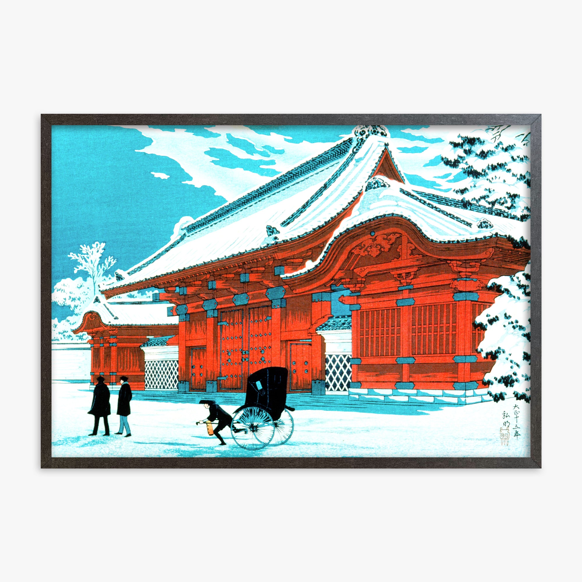 La Porta Rossa di Hongo innevata