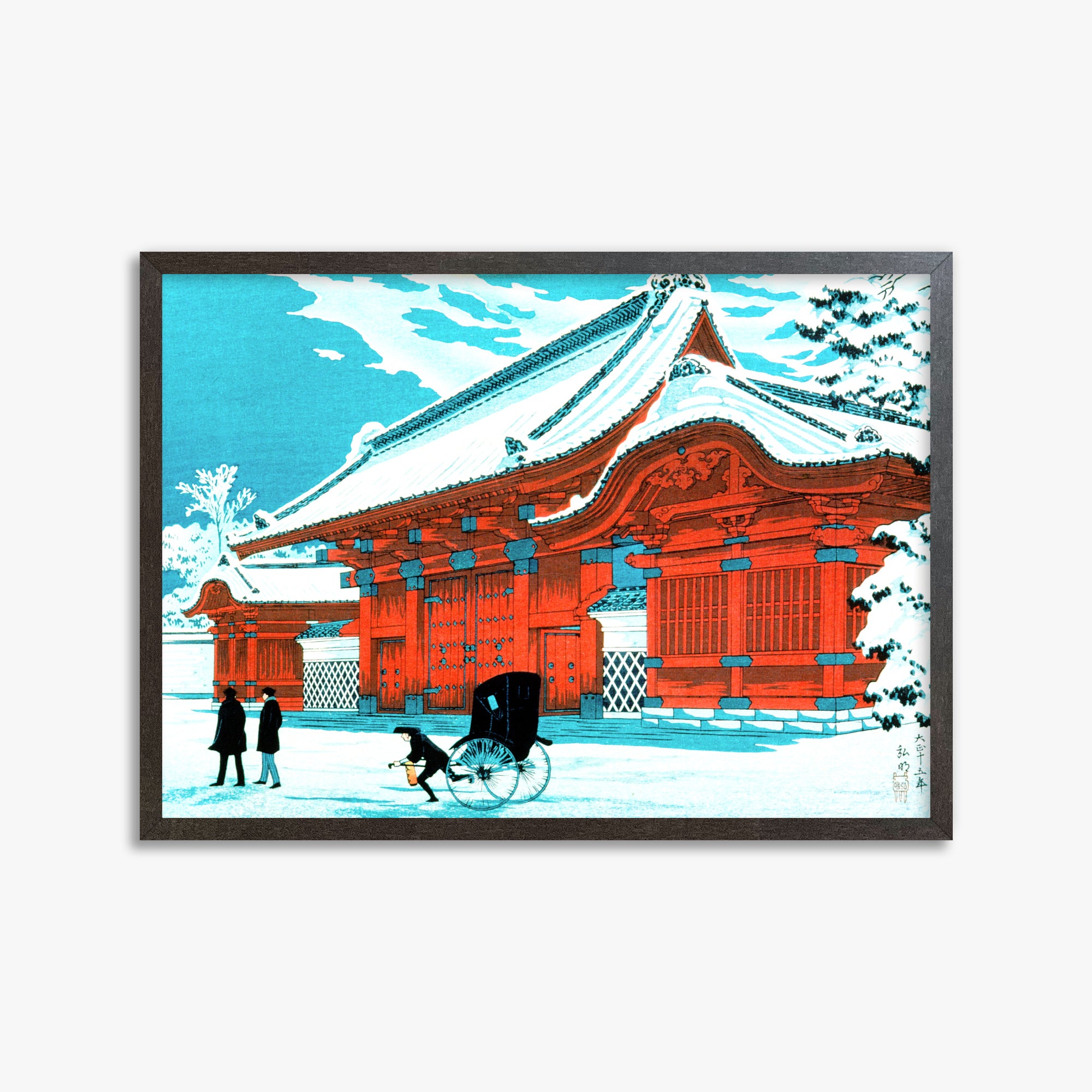 La Porta Rossa di Hongo innevata