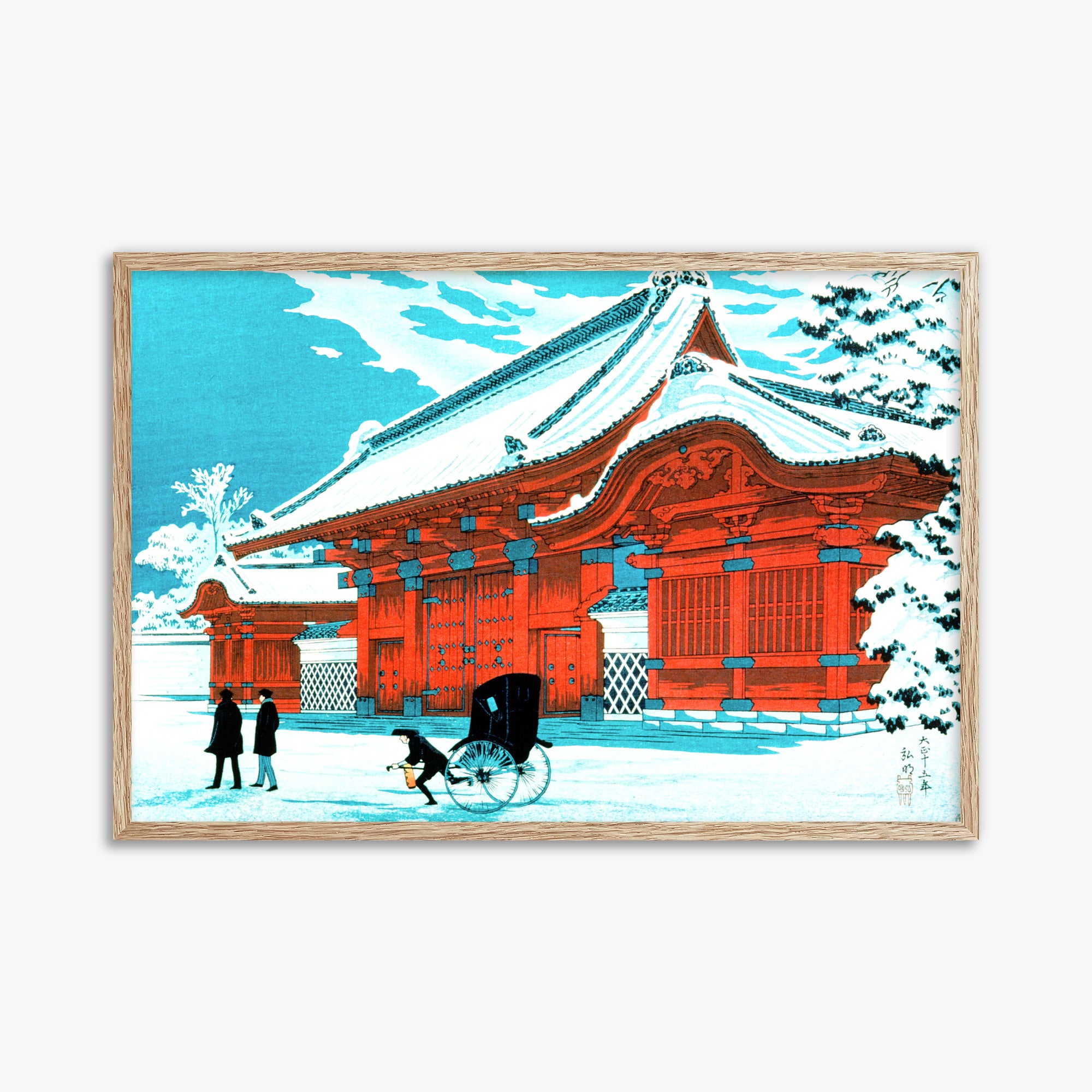 La Porta Rossa di Hongo innevata