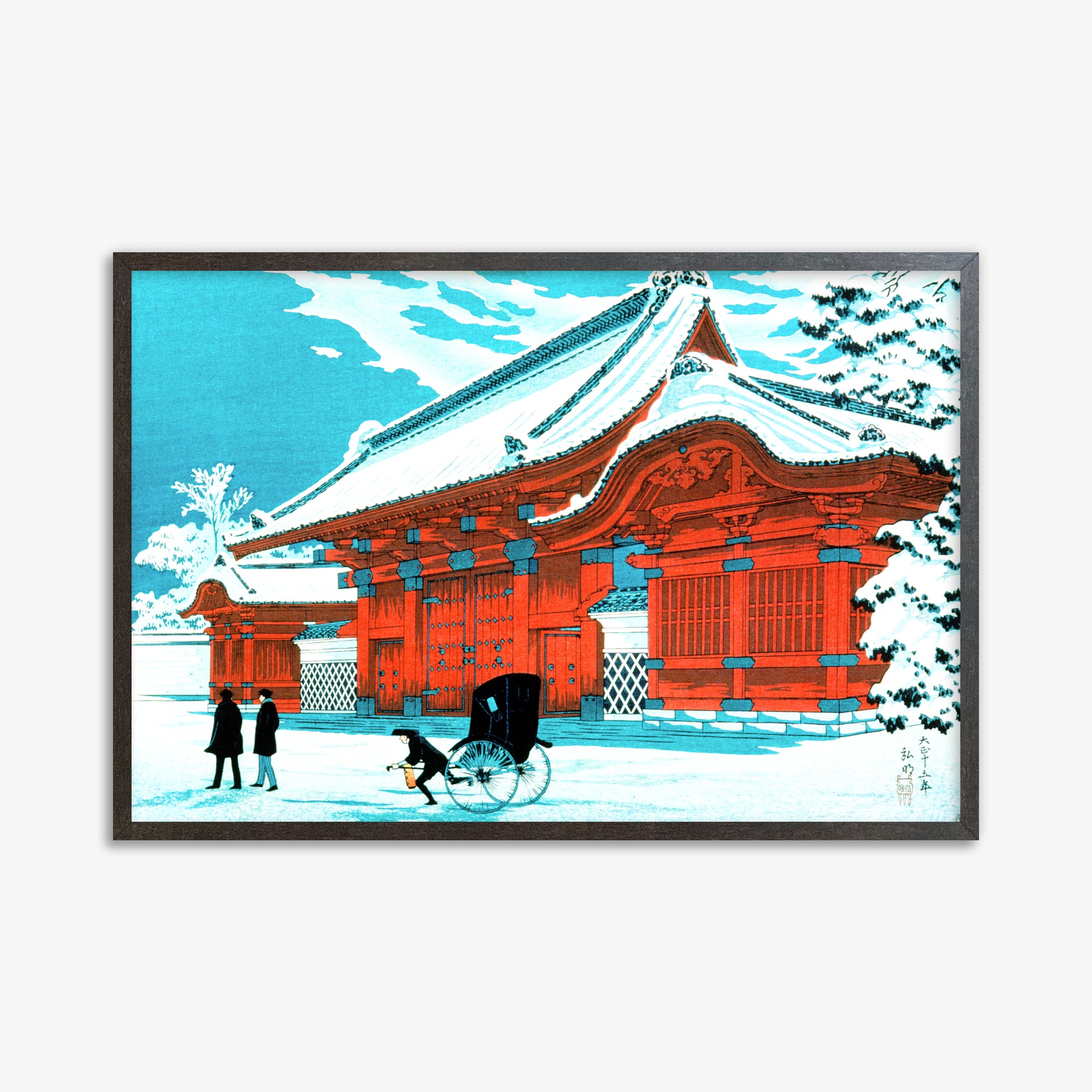La Porta Rossa di Hongo innevata