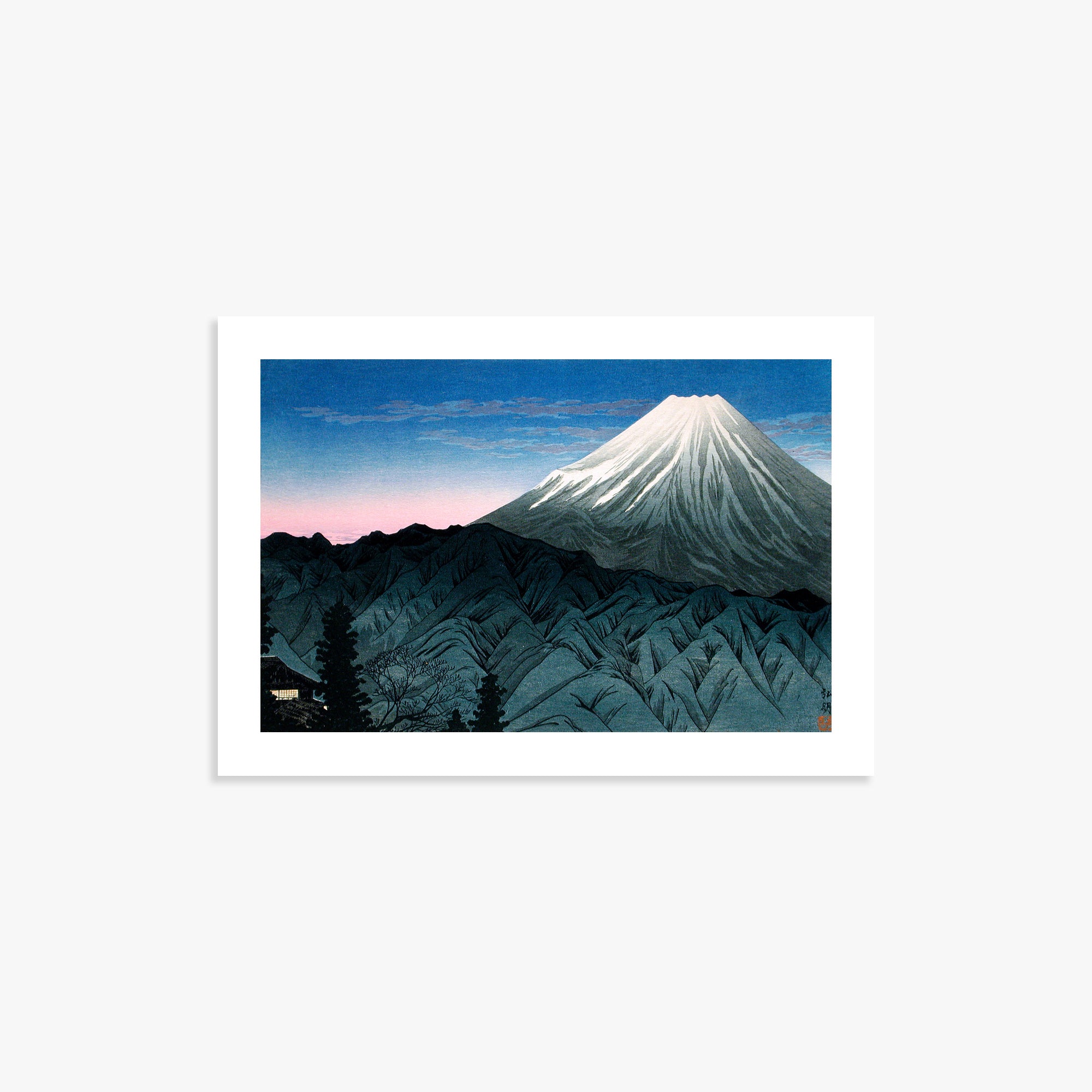 Takahashi Hiroaki (Shōtei): Mount Fuji From Hakone, 21x30cm Art Reproduction Unframed