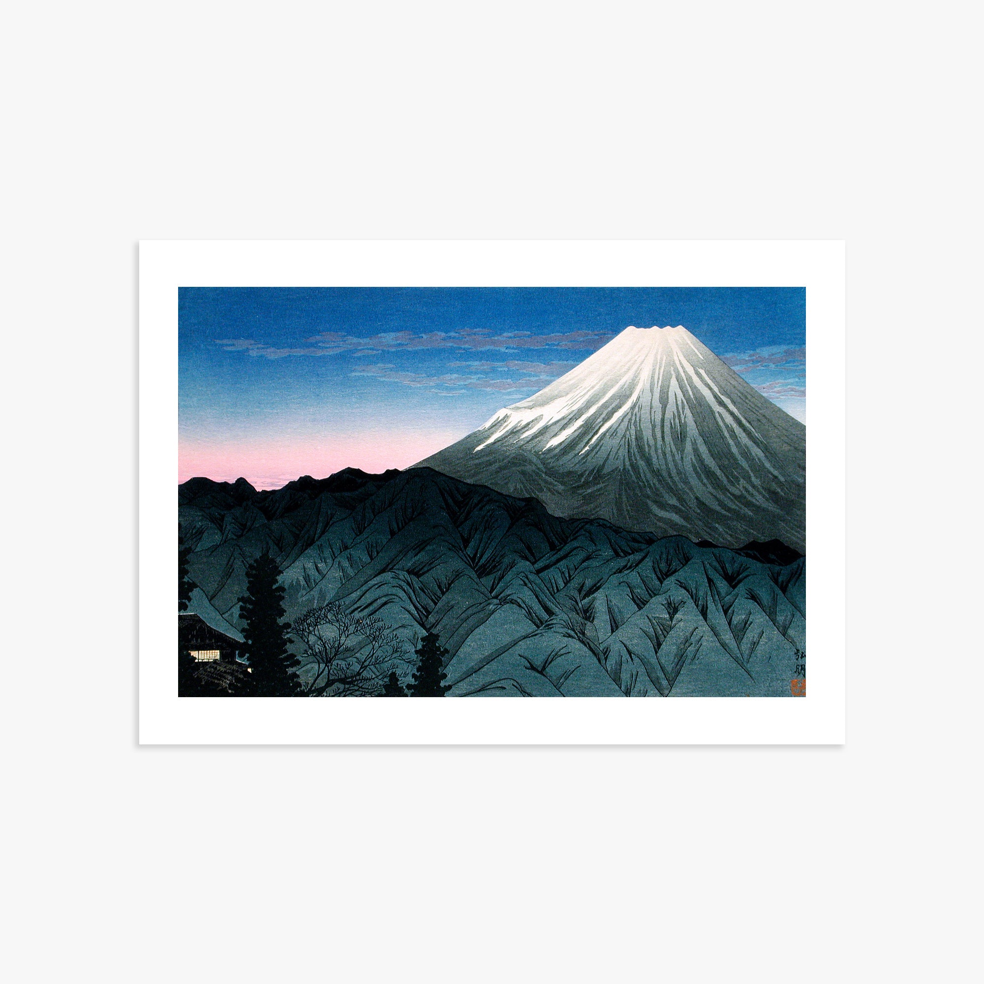 Takahashi Hiroaki (Shōtei): Mount Fuji From Hakone, 50x70cm Art Reproduction Unframed