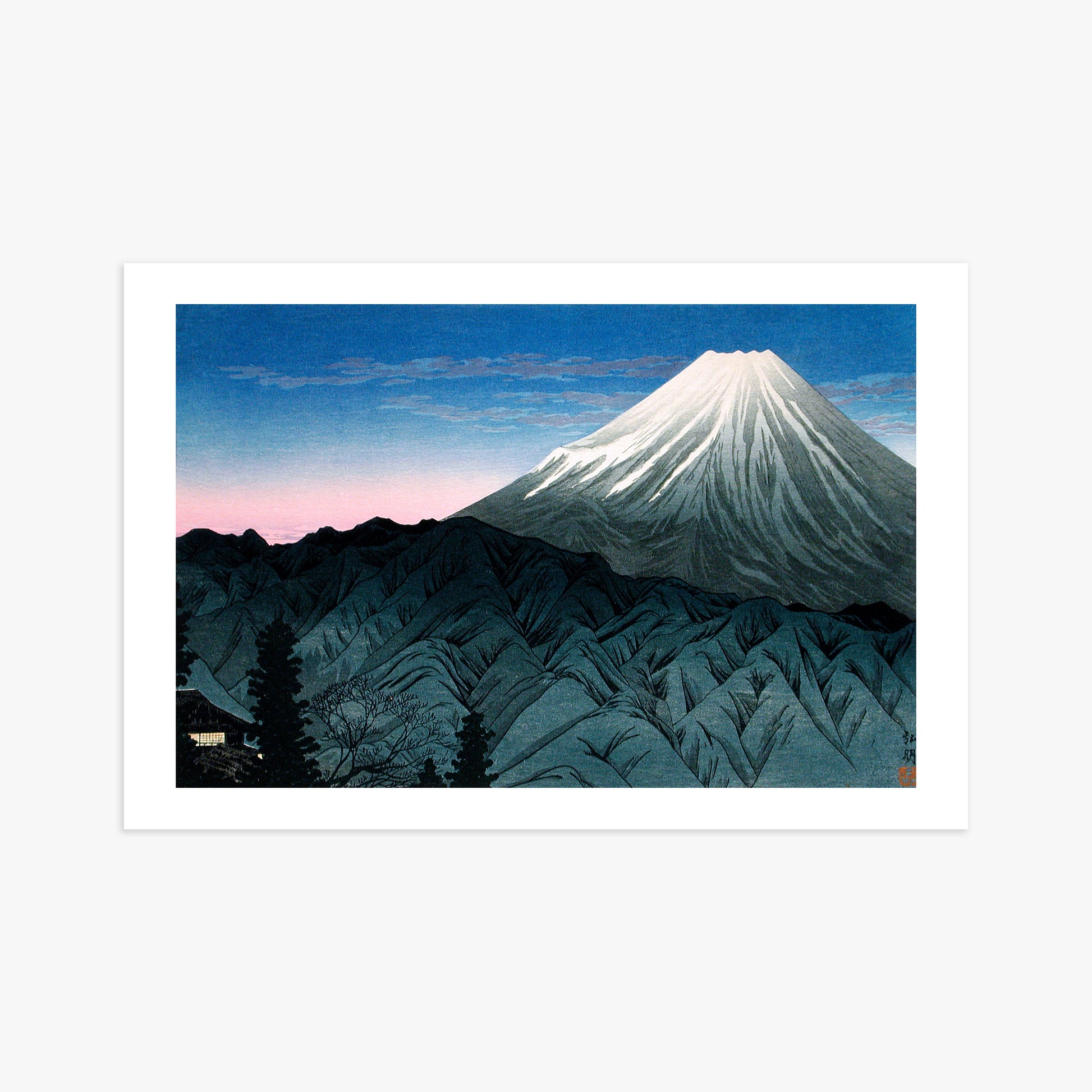 Takahashi Hiroaki (Shōtei): Mount Fuji From Hakone, 61x91cm Art Reproduction Unframed