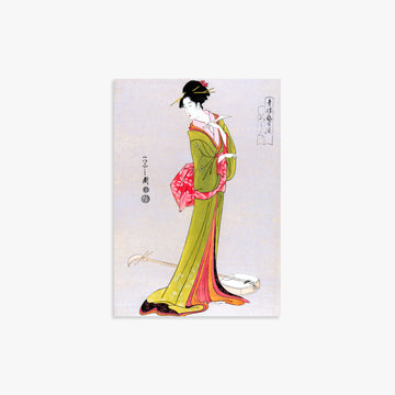 Eishi Hosoda: Itsutomi, 21x30cm Art Reproduction Unframed