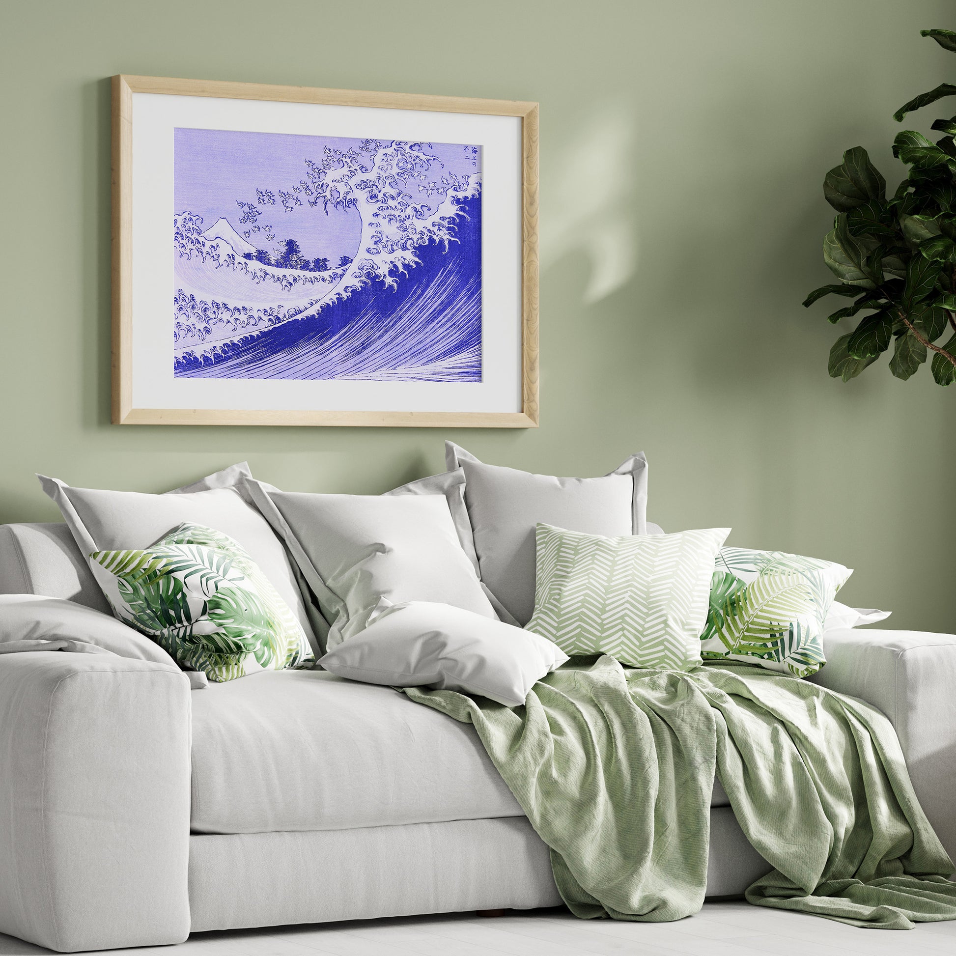 Design Concept No. 31 for Katsushika Hokusai: The Big wave Japanese Wall Art