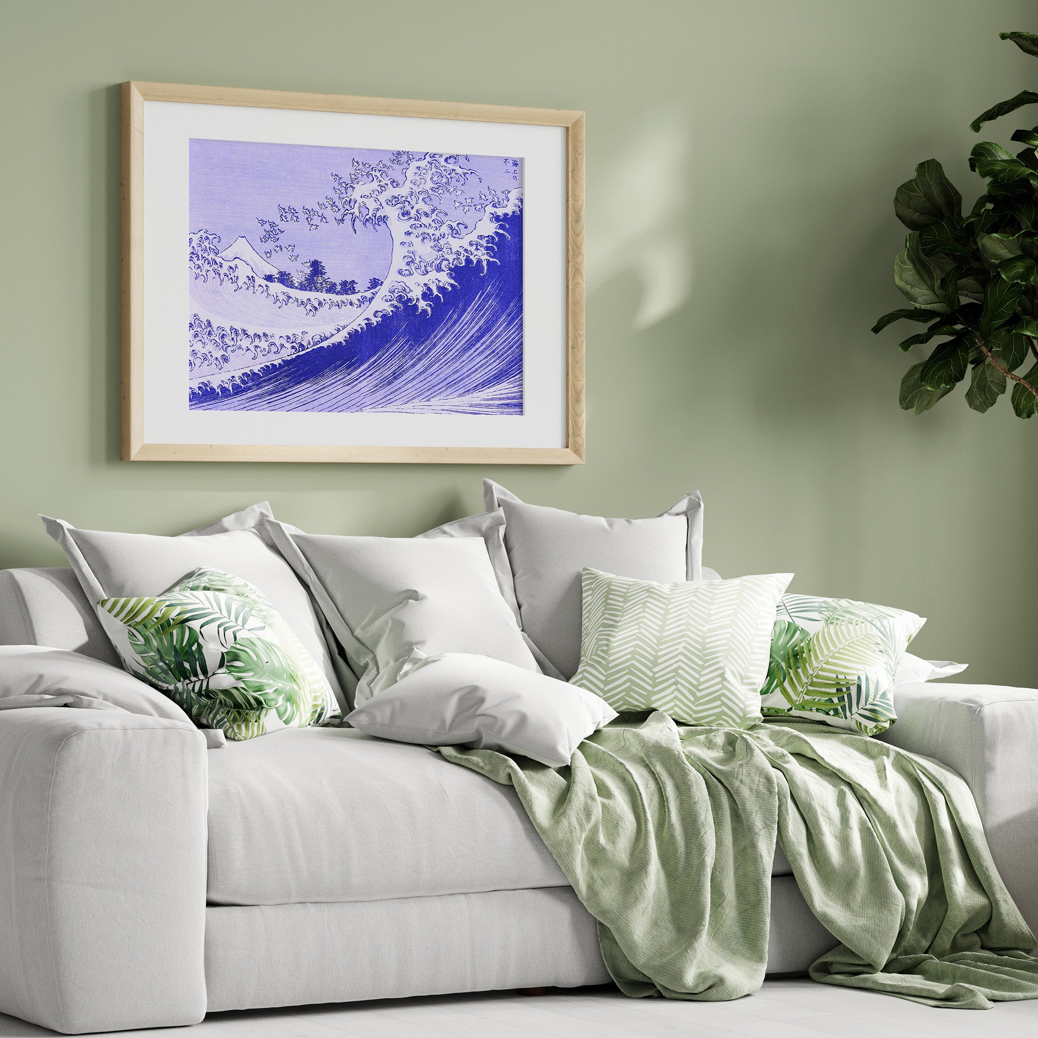Design Concept No. 31 for Katsushika Hokusai: The Big wave Japanese Wall Art