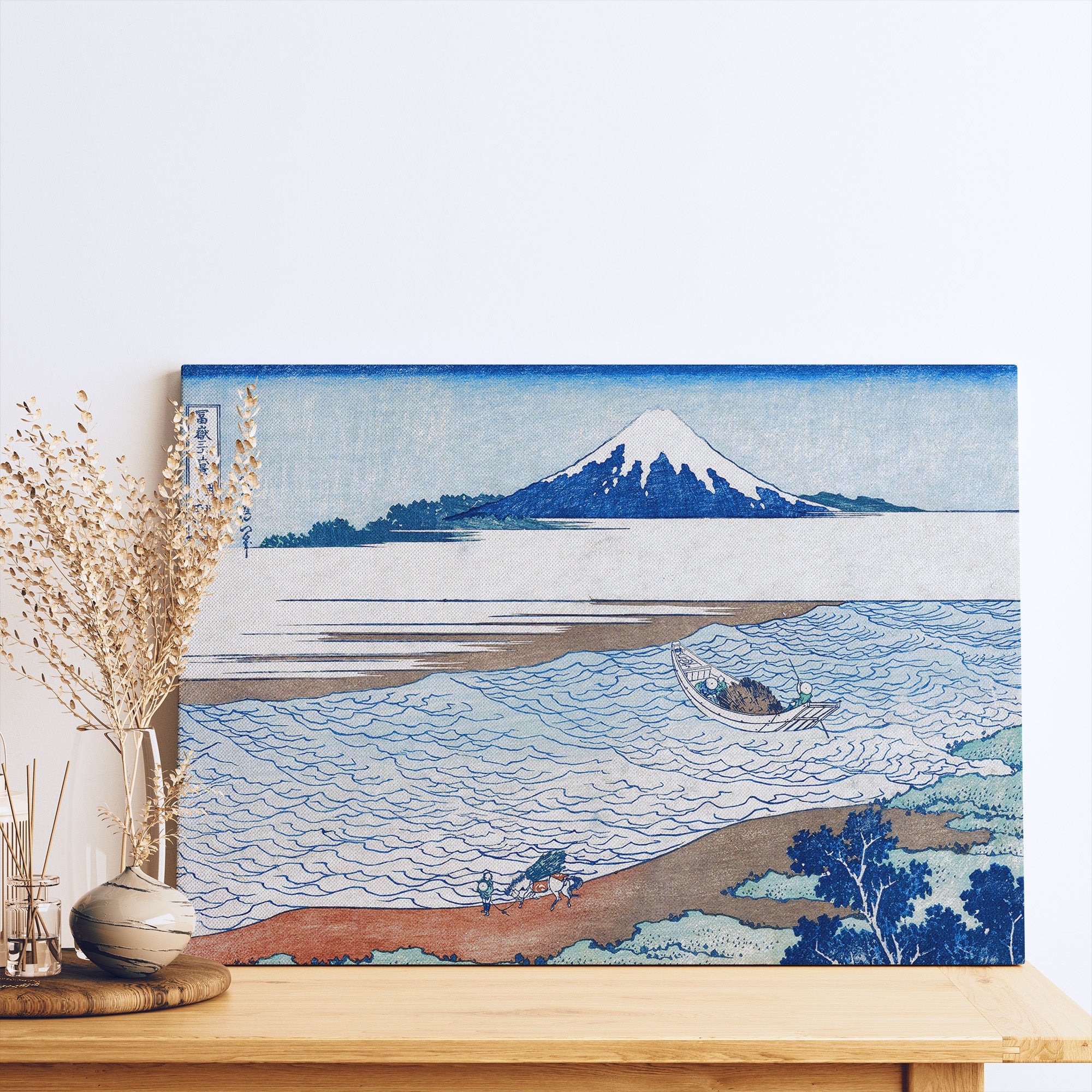 Der Juwelenfluss in der Provinz Musashi