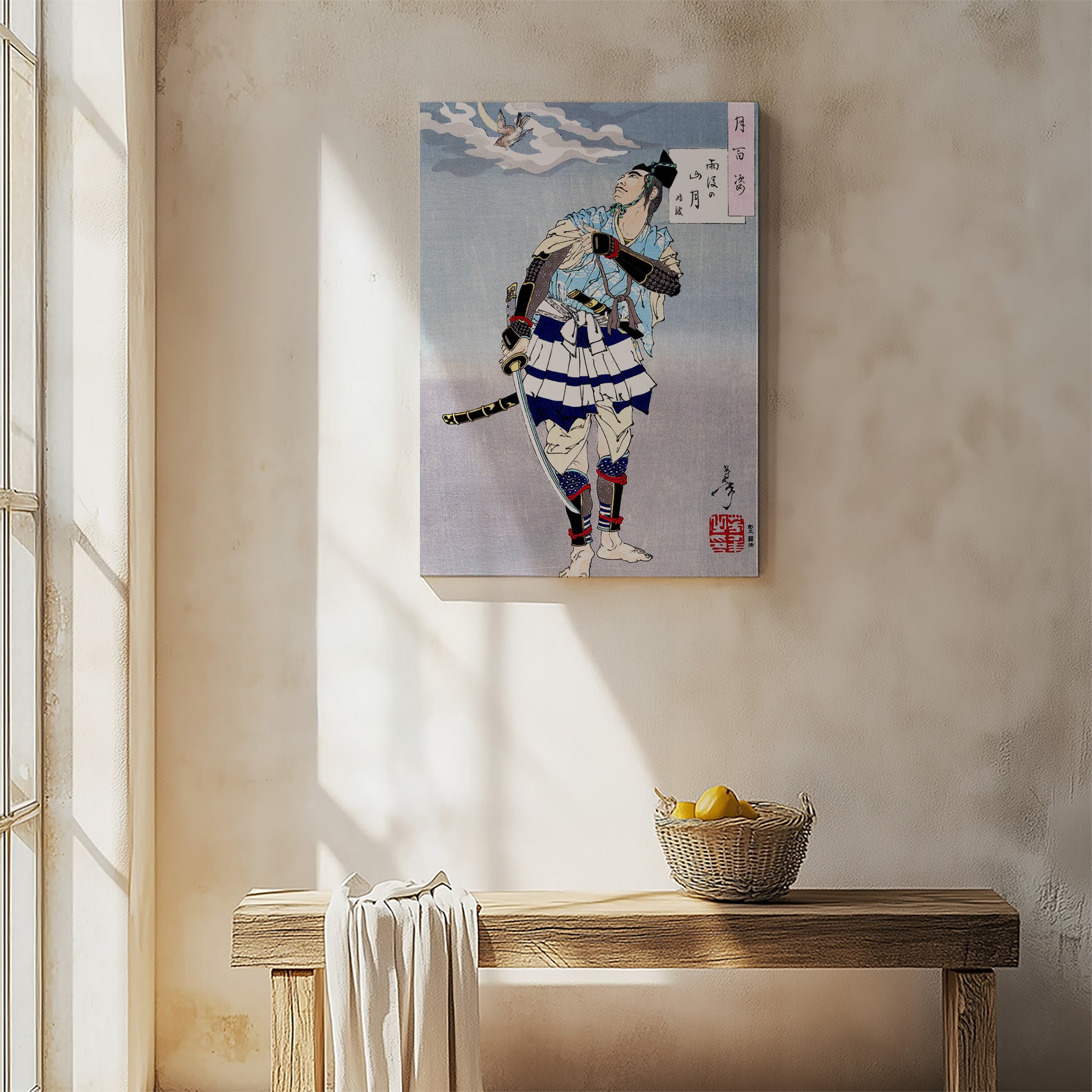 Design Concept No. 54 for Tsukioka Yoshitoshi: Samurai Japanese Wall Art