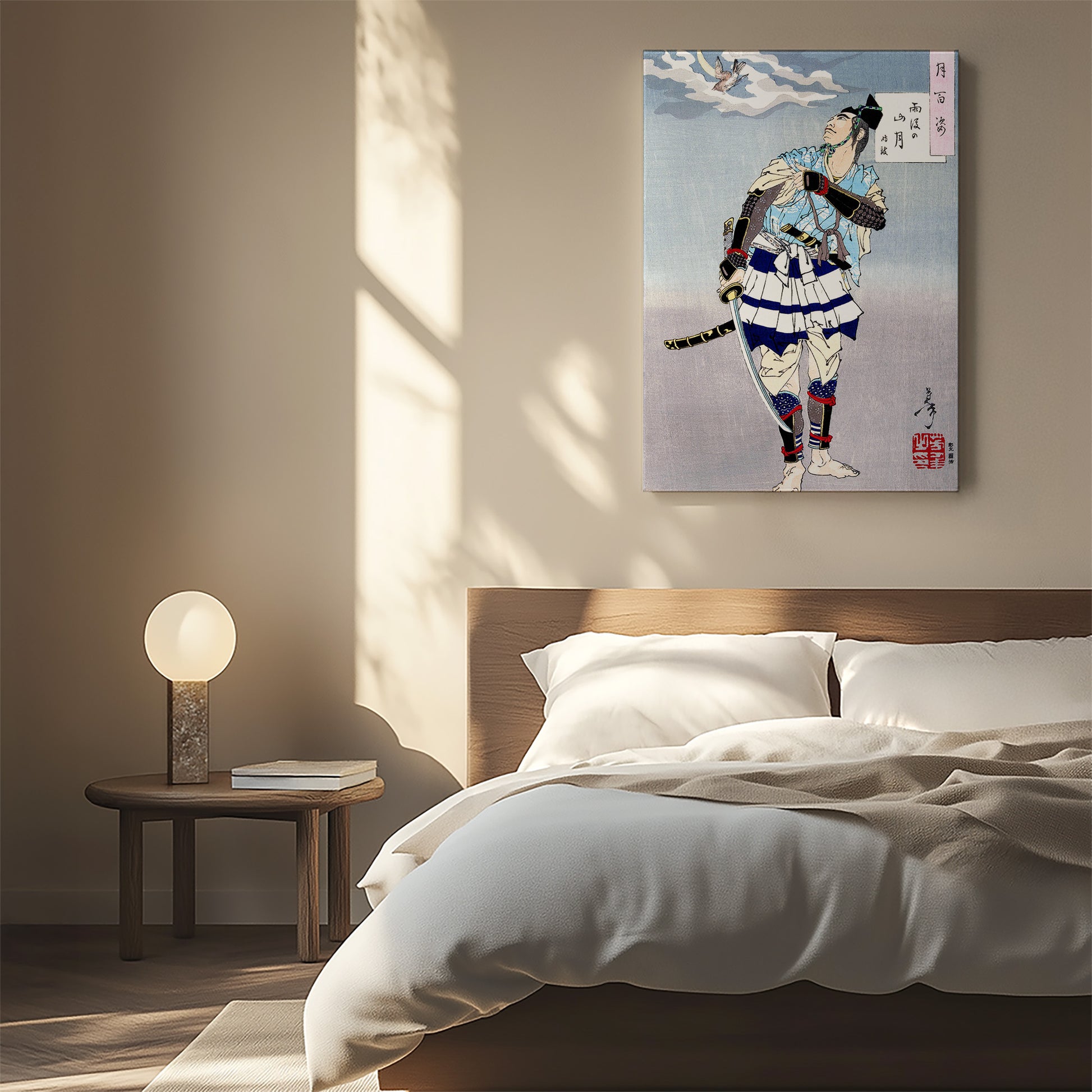 Design Concept No. 55 for Tsukioka Yoshitoshi: Samurai Japanese Wall Art