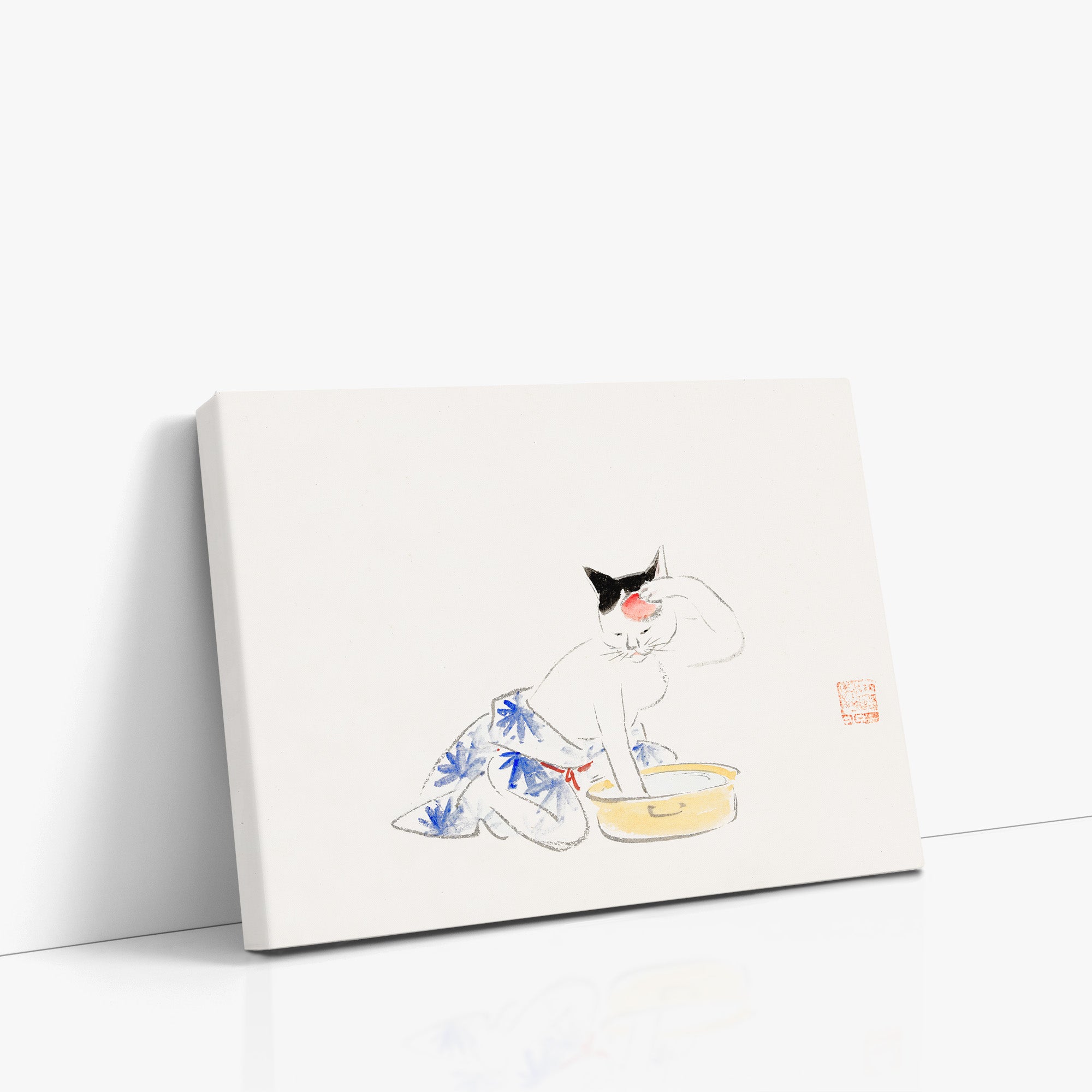 Chat (extrait de l'album de croquis d'Ichiryusai Hiroshige)