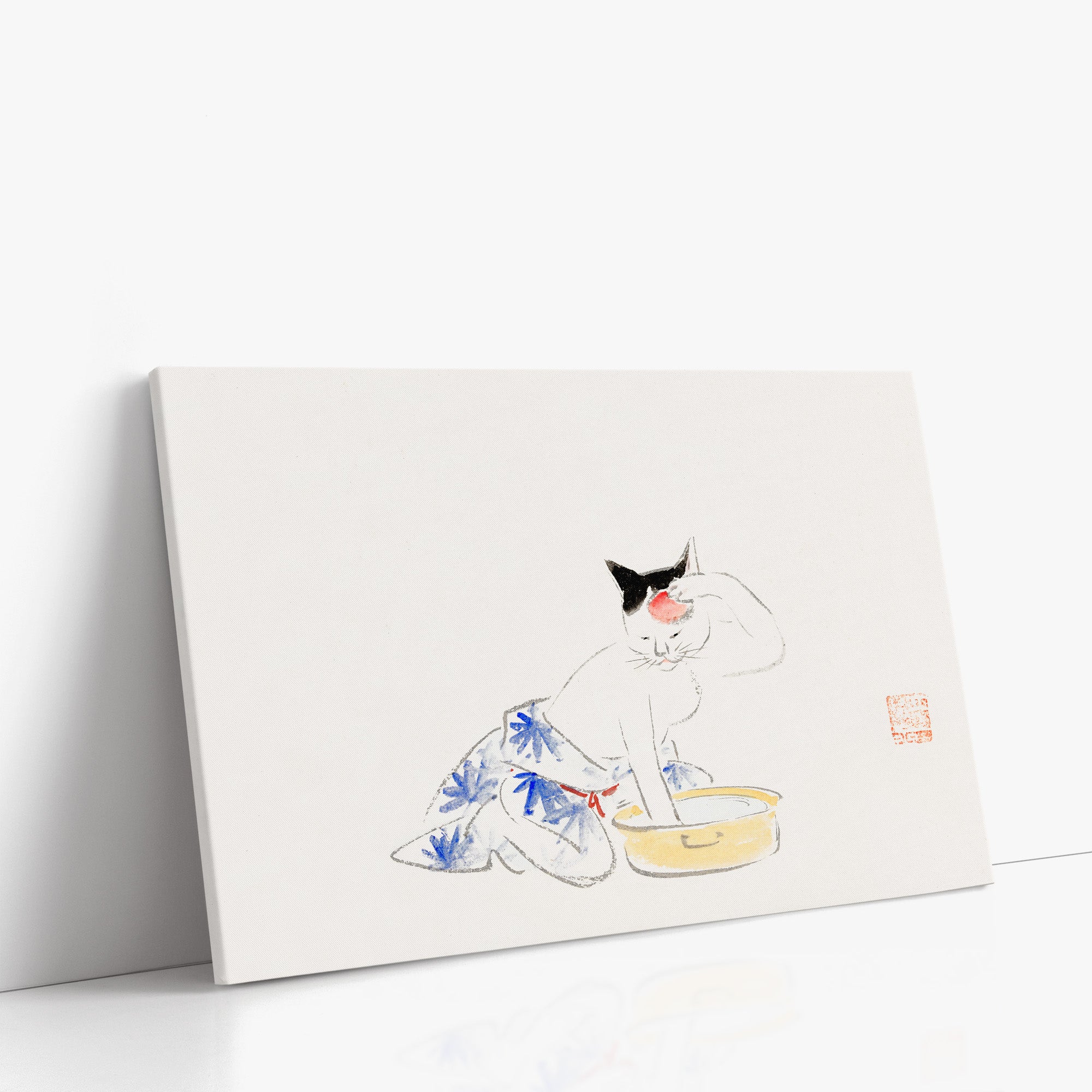 Chat (extrait de l'album de croquis d'Ichiryusai Hiroshige)