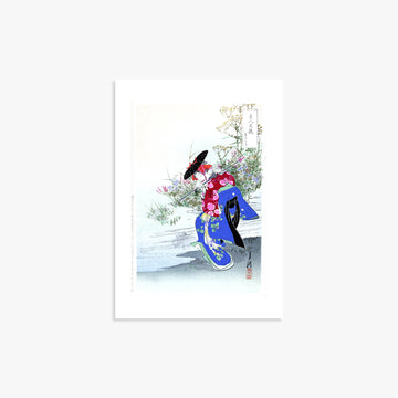 Ogata Gekko: The Fox Spirit, 21x30cm Art Reproduction Unframed