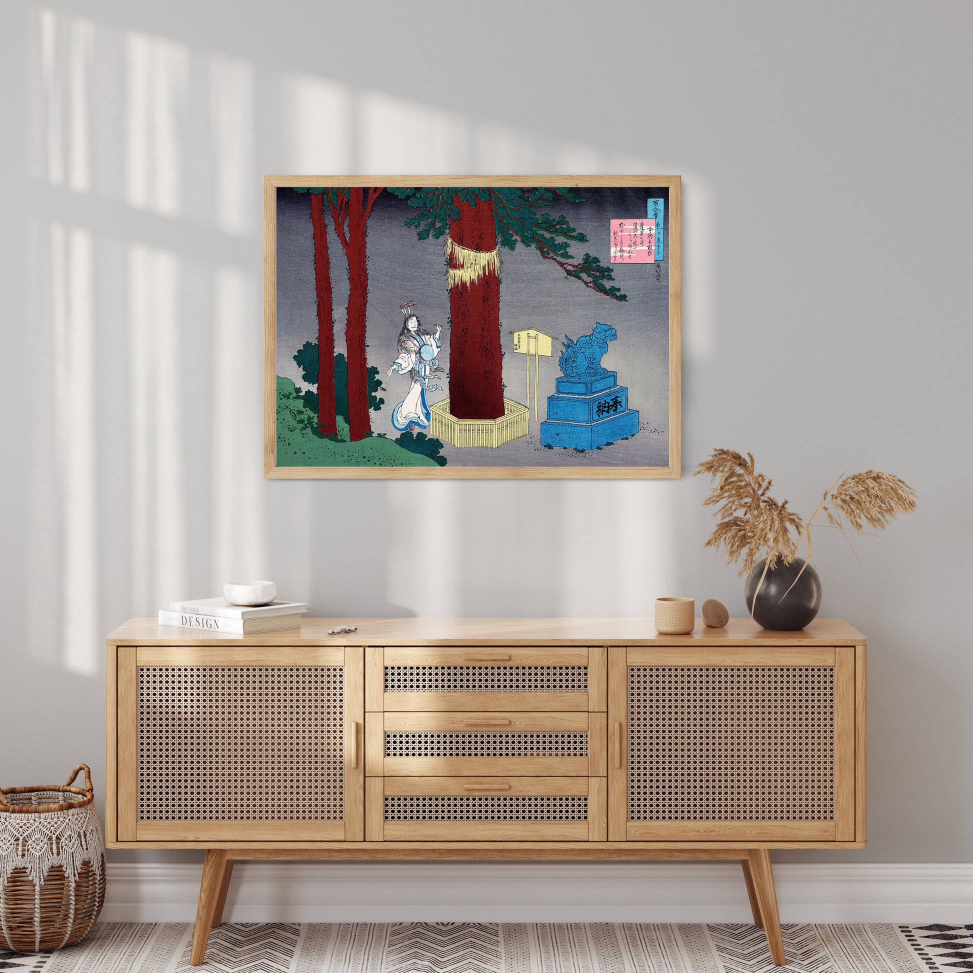 Design Concept No. 10 for Katsushika Hokusai: Poem by Chūnagon Atsutada Japanese Wall Art