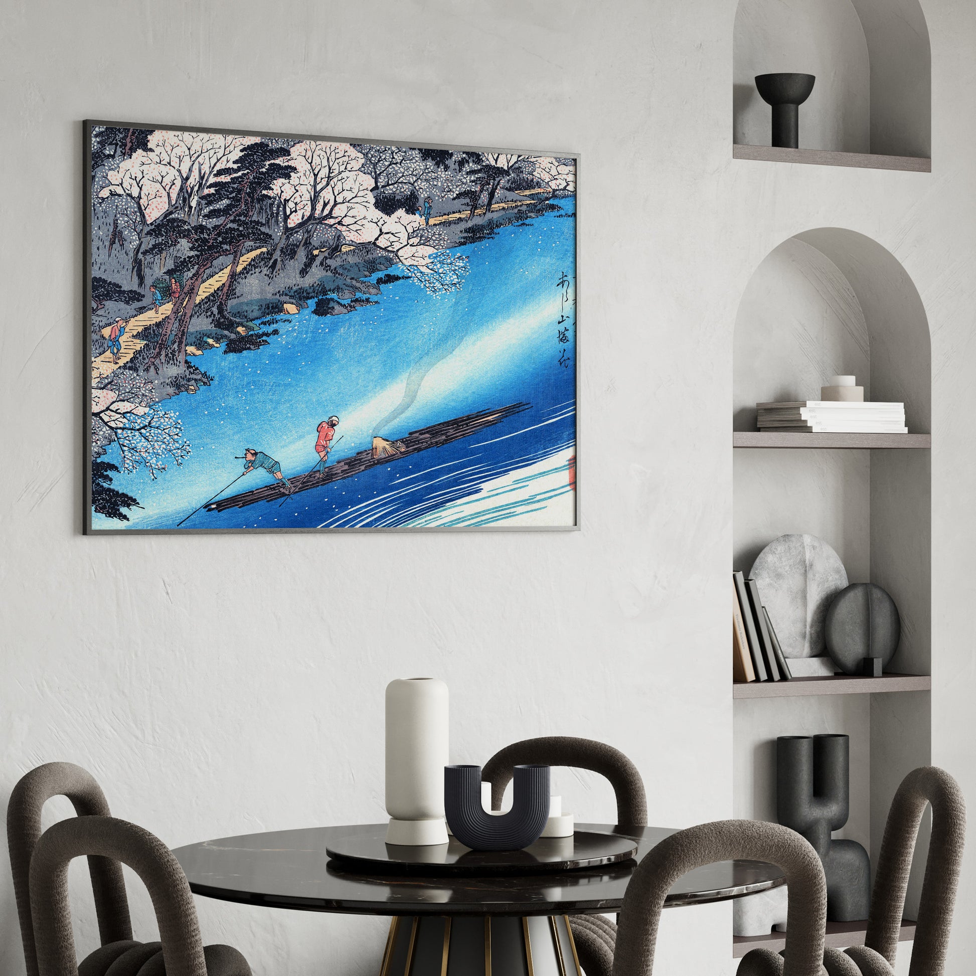 Design Concept No. 26 for Utagawa Hiroshige: Arashiyama Manka Japanese Wall Art