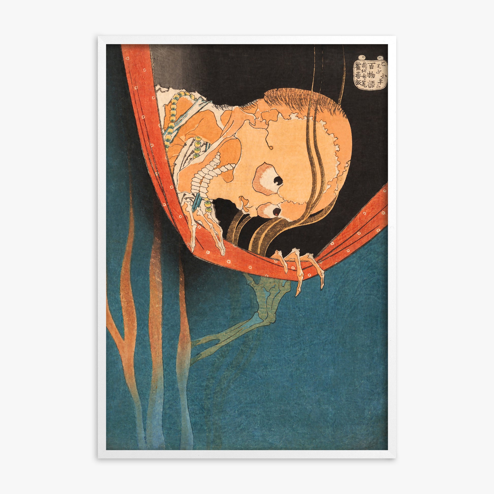 Katsushika Hokusai: The Ghost of Kohada Koheiji 50x70 cm Art Reproduction With No Margin