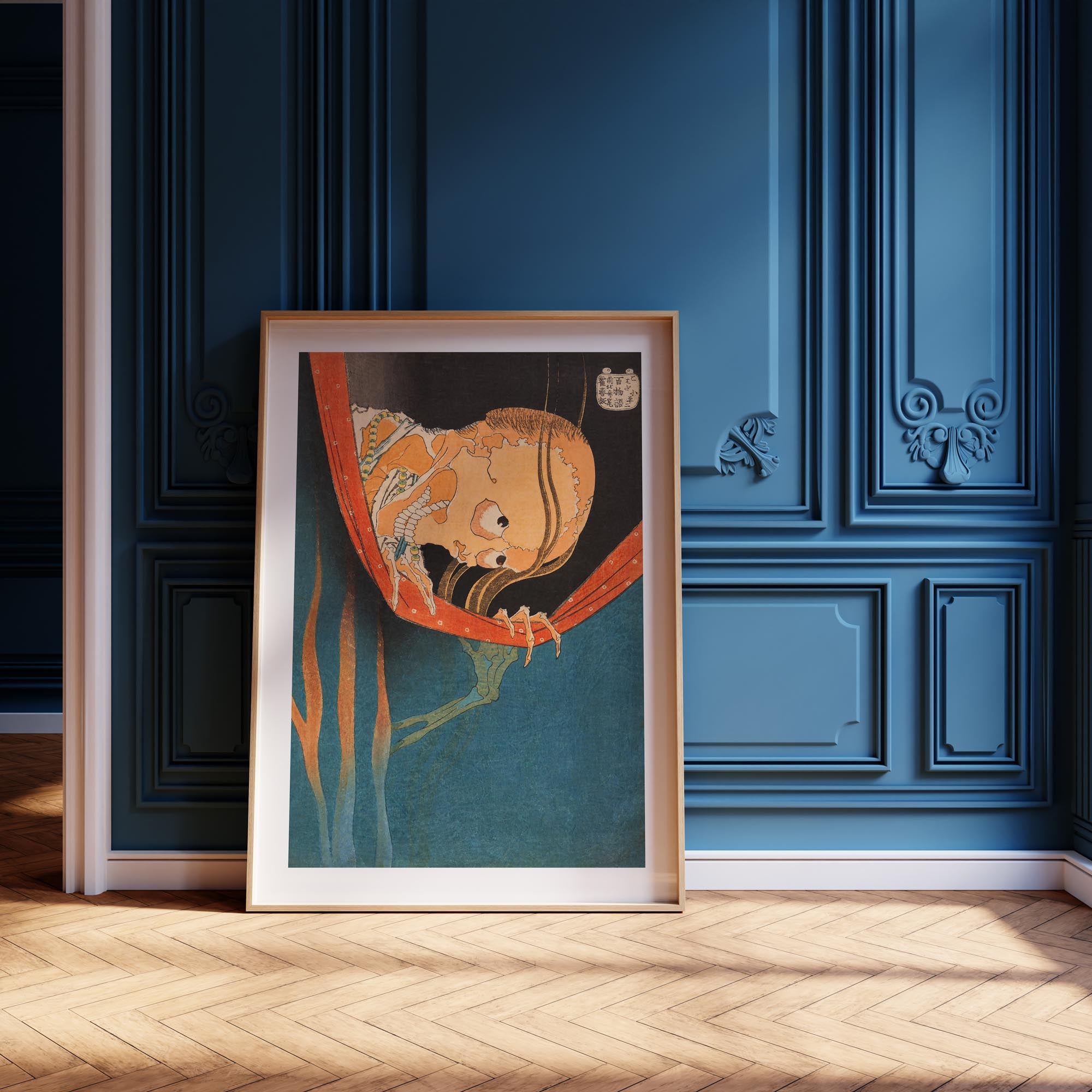 Design concept No. 12 for Katsushika Hokusai: The Ghost of Kohada Koheiji Japanese Wall Art