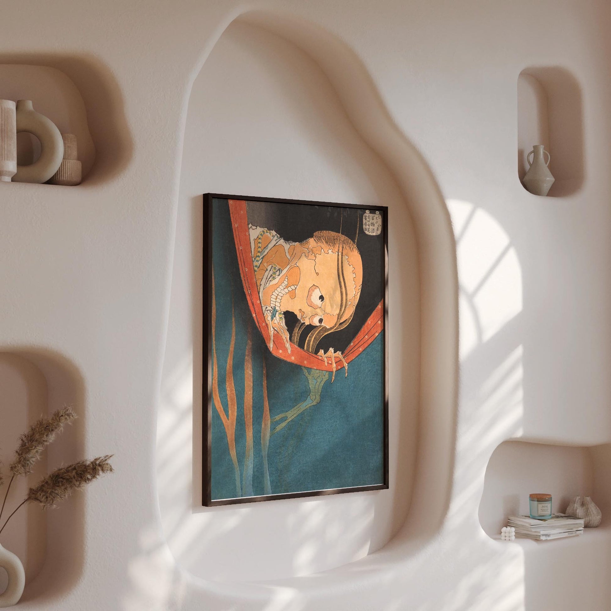 Design concept No. 13 for Katsushika Hokusai: The Ghost of Kohada Koheiji Japanese Wall Art