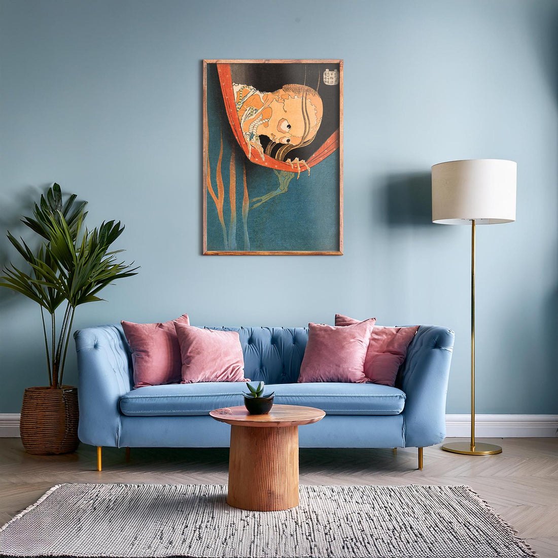 Katsushika Hokusai: The Ghost of Kohada Koheiji 50x70 cm Art Reproduction With No Margin