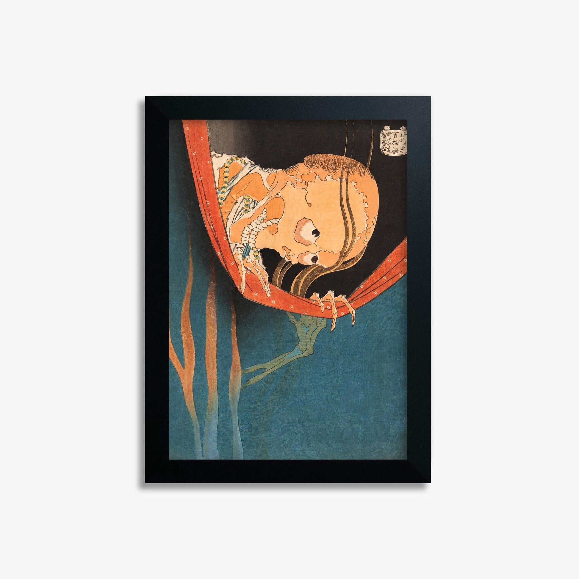Katsushika Hokusai: The Ghost of Kohada Koheiji 21x30 cm Art Reproduction With No Margin