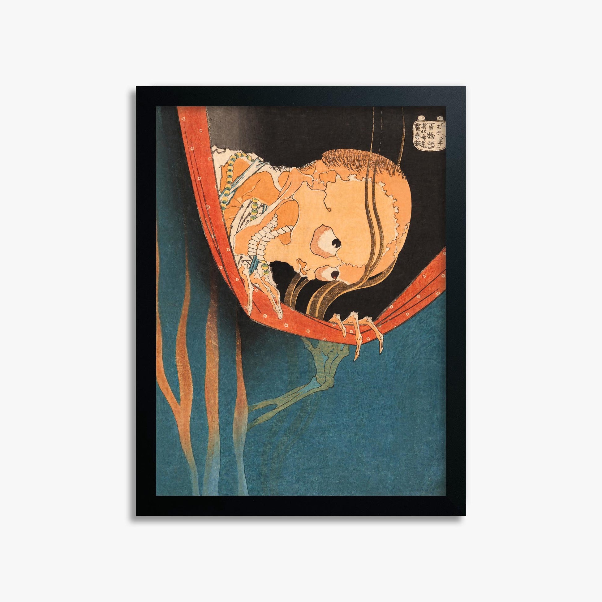 Katsushika Hokusai: The Ghost of Kohada Koheiji 30x40 cm Art Reproduction With No Margin