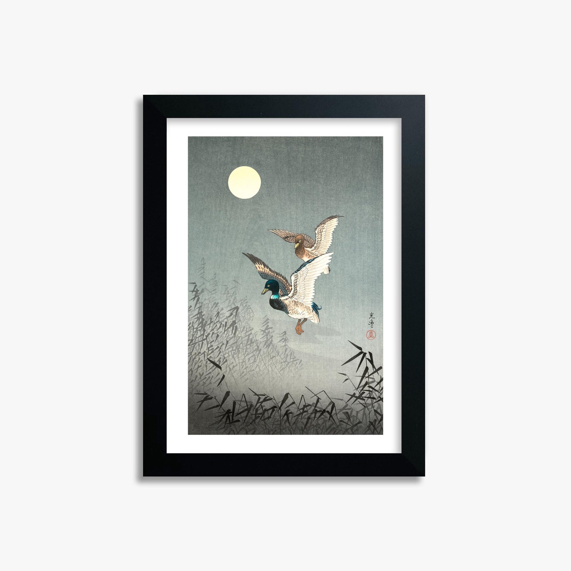 Tsuchiya Koitsu: Tokyo Views: Ducks 21x30 cm Art Reproduction With White Margin