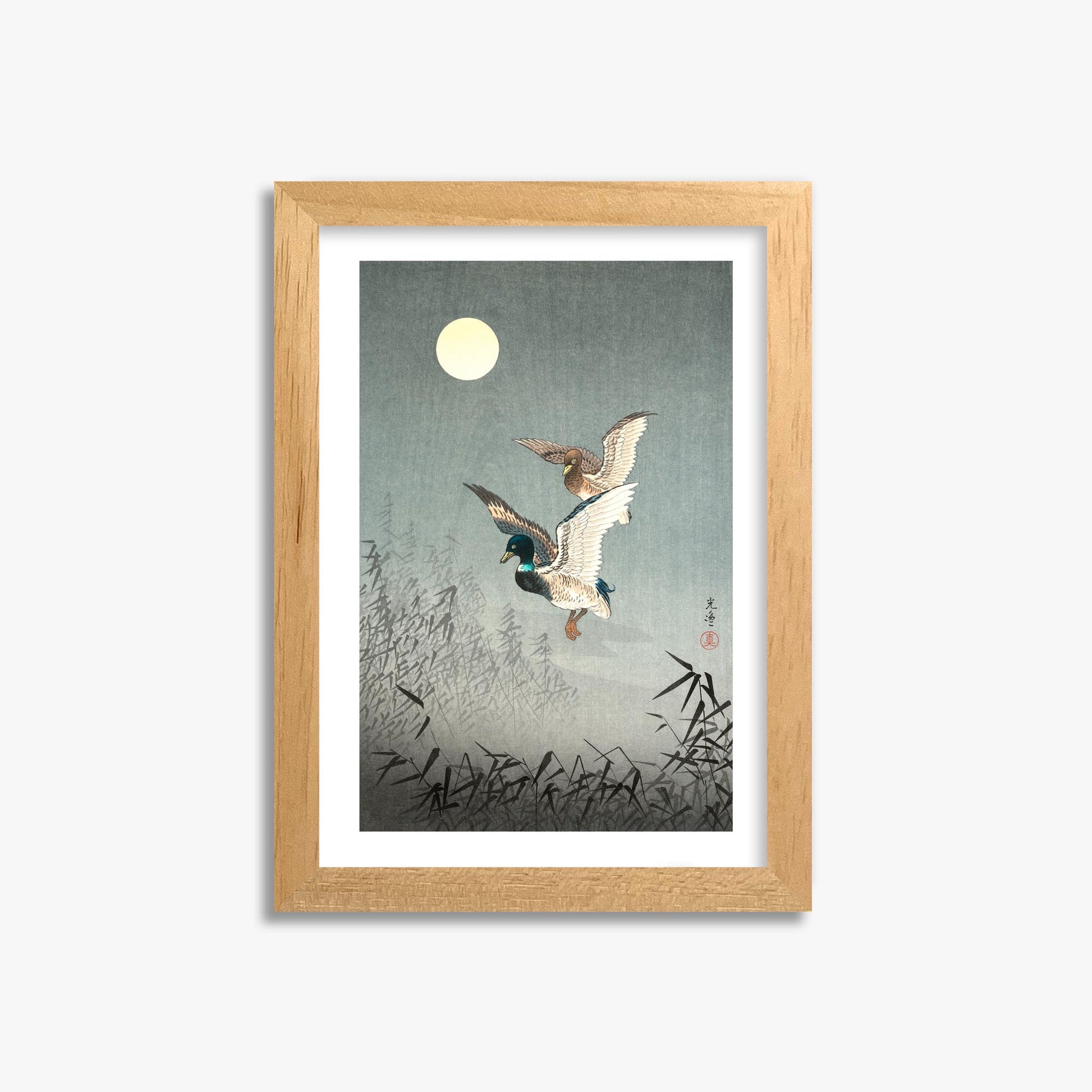 Tsuchiya Koitsu: Tokyo Views: Ducks 21x30 cm Art Reproduction With White Margin