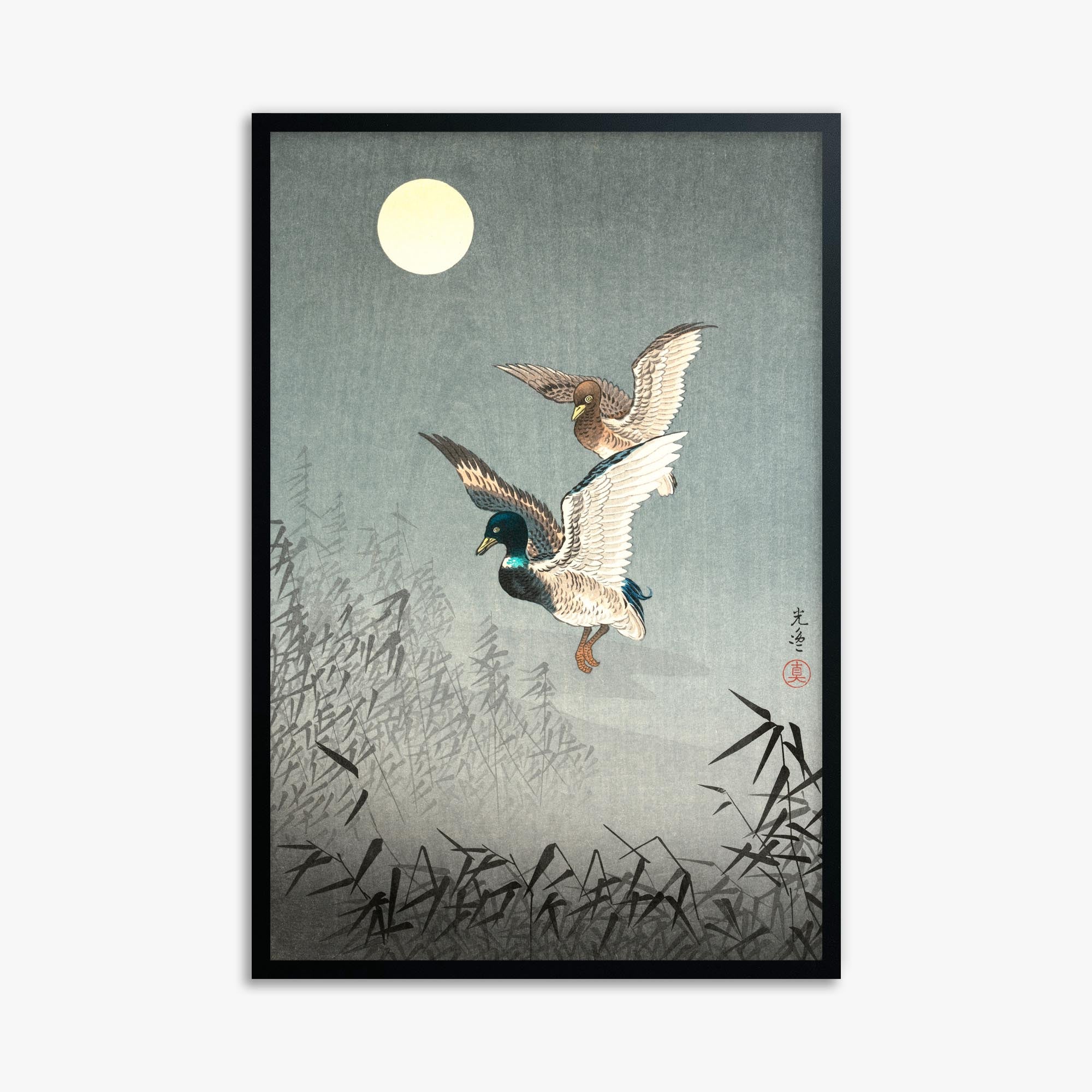 Tsuchiya Koitsu: Tokyo Views: Ducks 61x91 cm Art Reproduction With No Margin