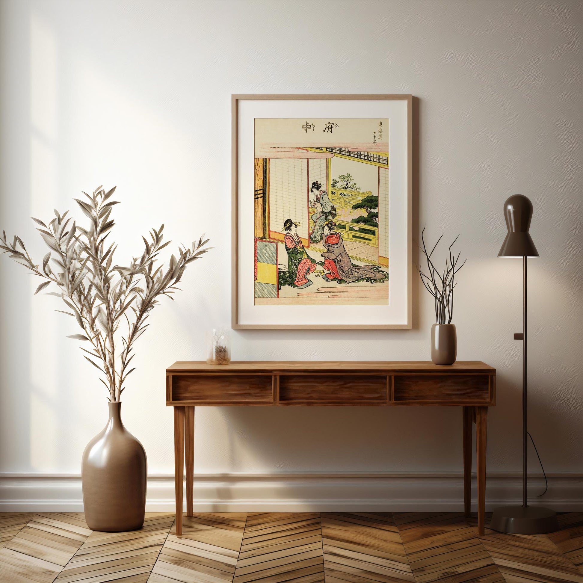 Design concept No. 37 for Utagawa Hiroshige: Fuchu Japanese Wall Art
