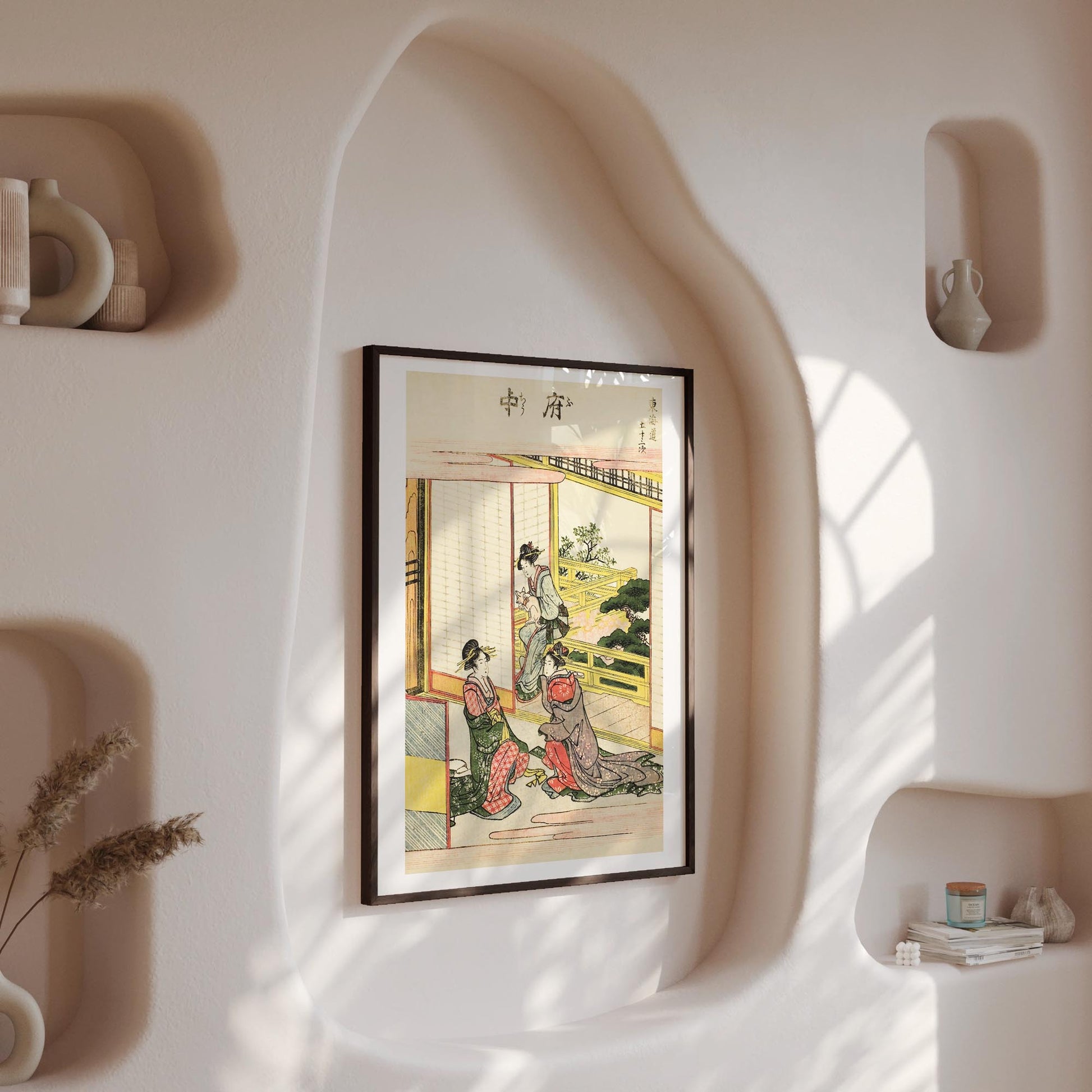 Design concept No. 13 for Utagawa Hiroshige: Fuchu Japanese Wall Art