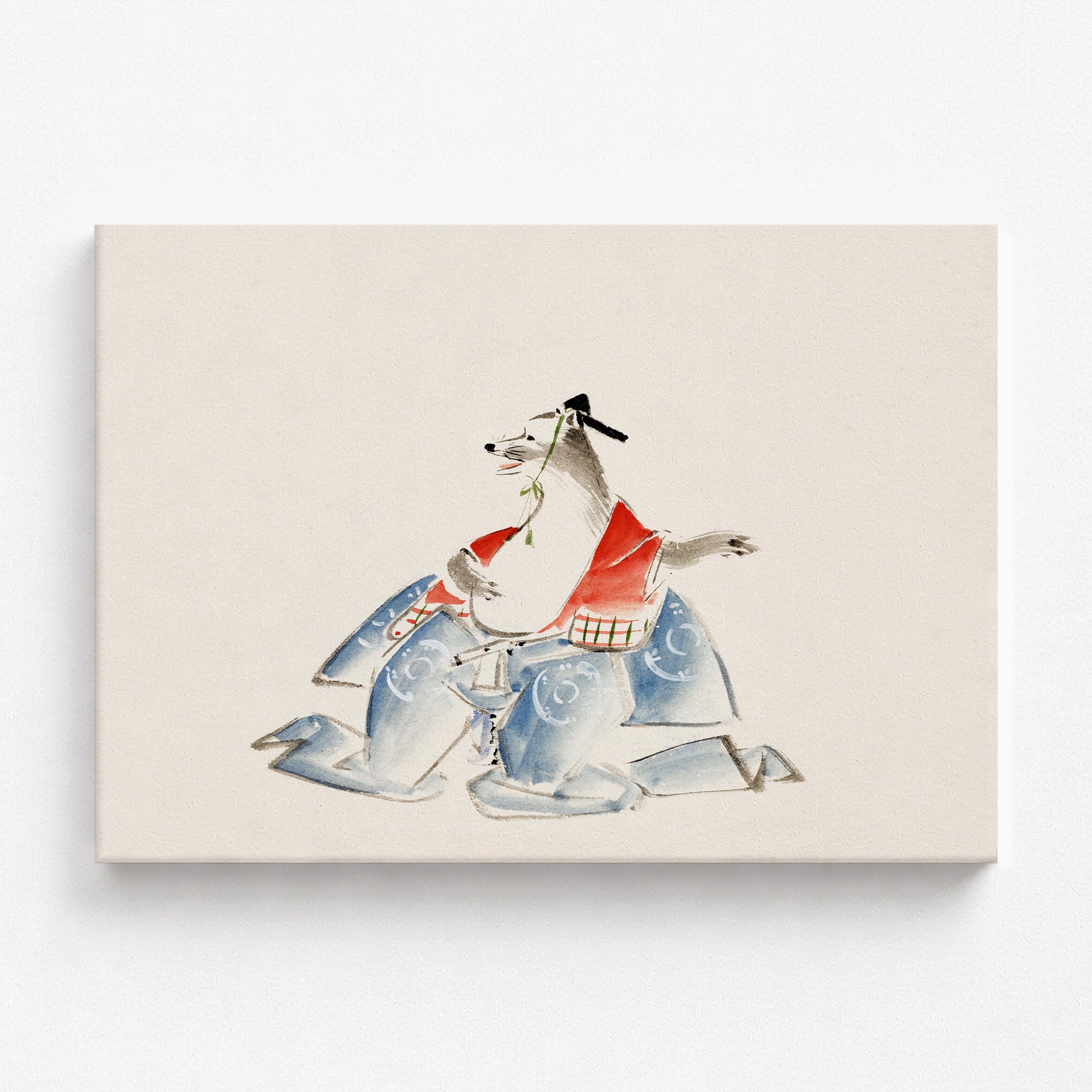 Tanuki (extrait de l'album de croquis d'Ichiryusai Hiroshige)