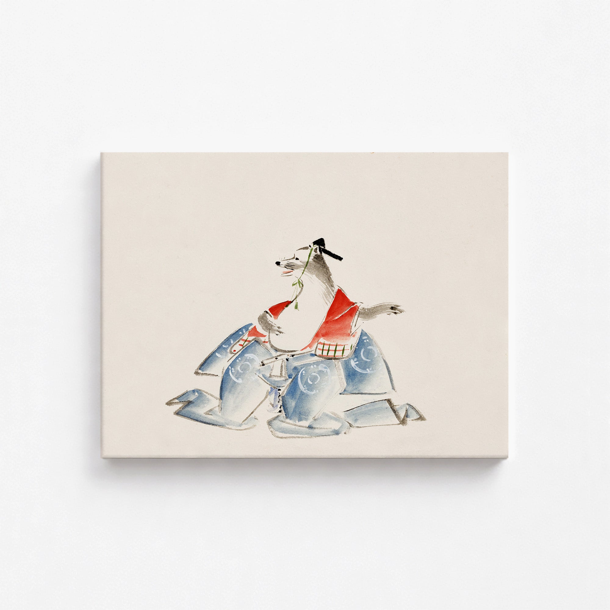 Tanuki (extrait de l'album de croquis d'Ichiryusai Hiroshige)